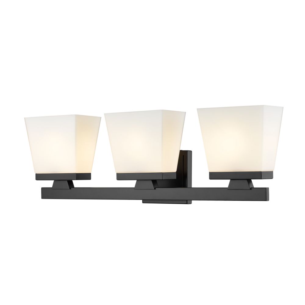 ASTOR Bathroom wall sconce Black - 1937-3V-MB | Z-LITE