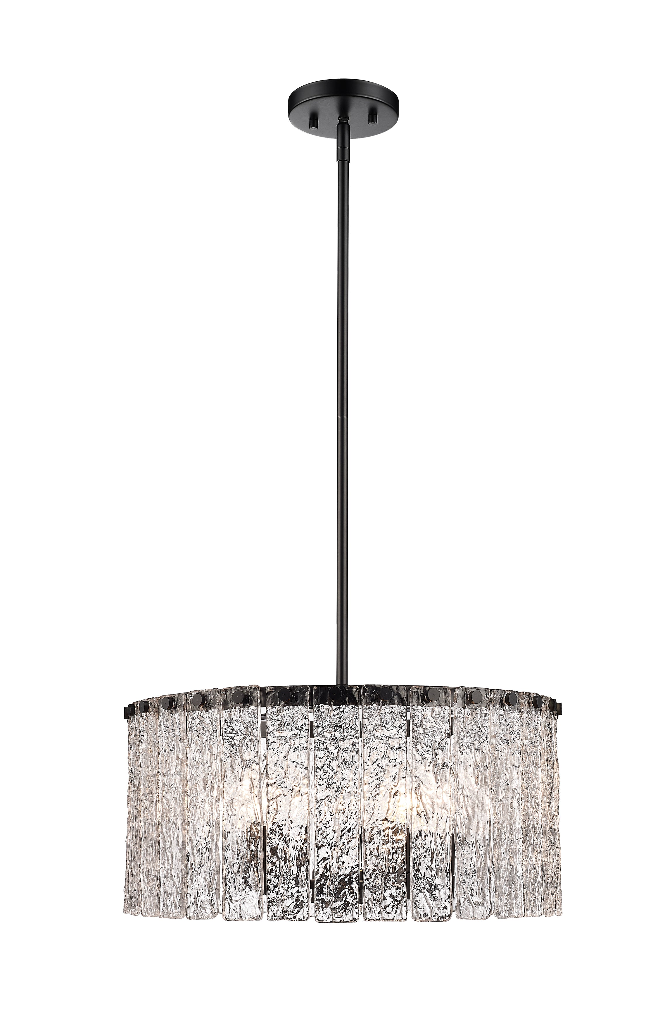 GLACIER Chandelier Noir - IL-107M | Z-LITE