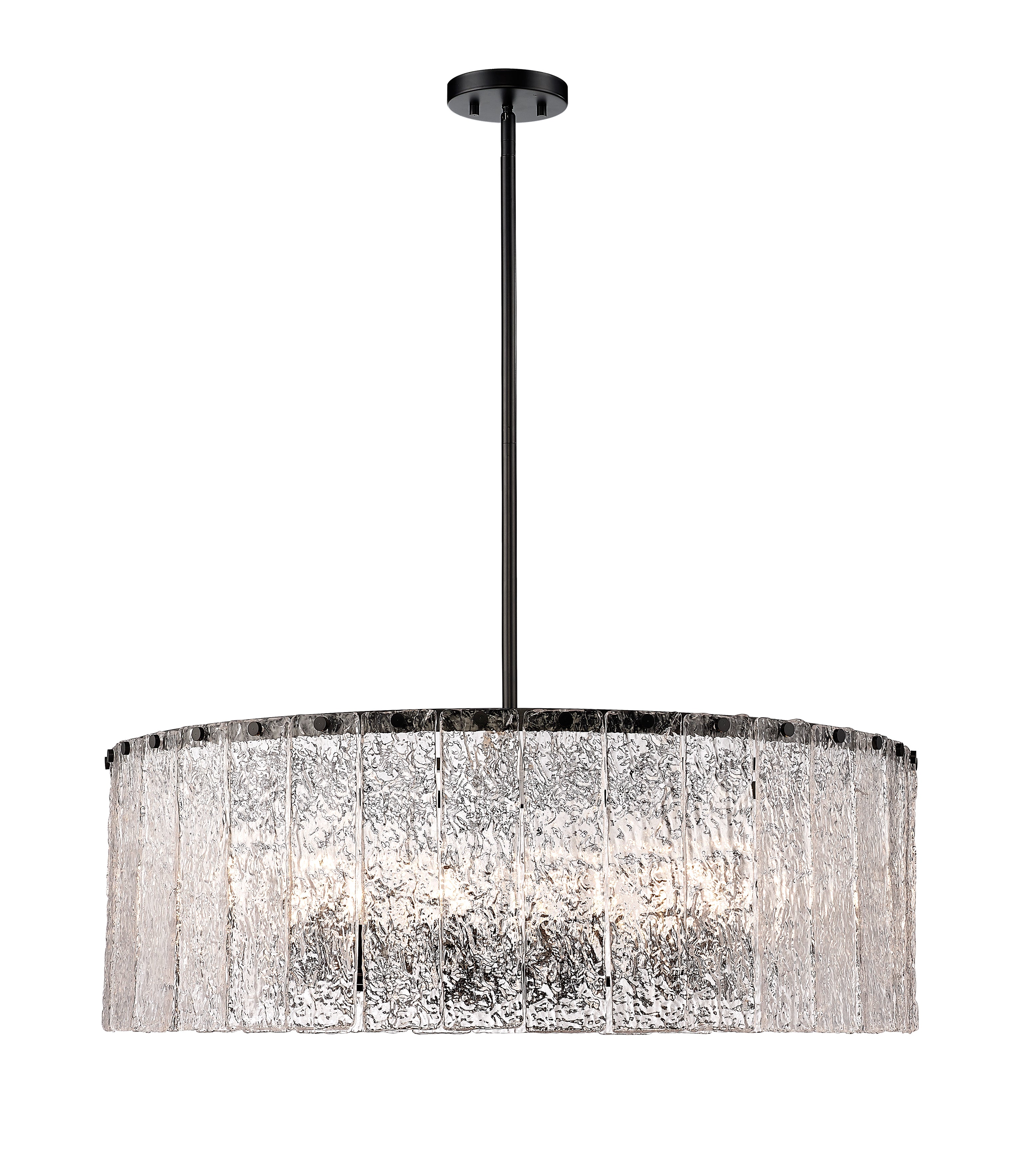 GLACIER Chandelier Noir - IL-107Q | Z-LITE