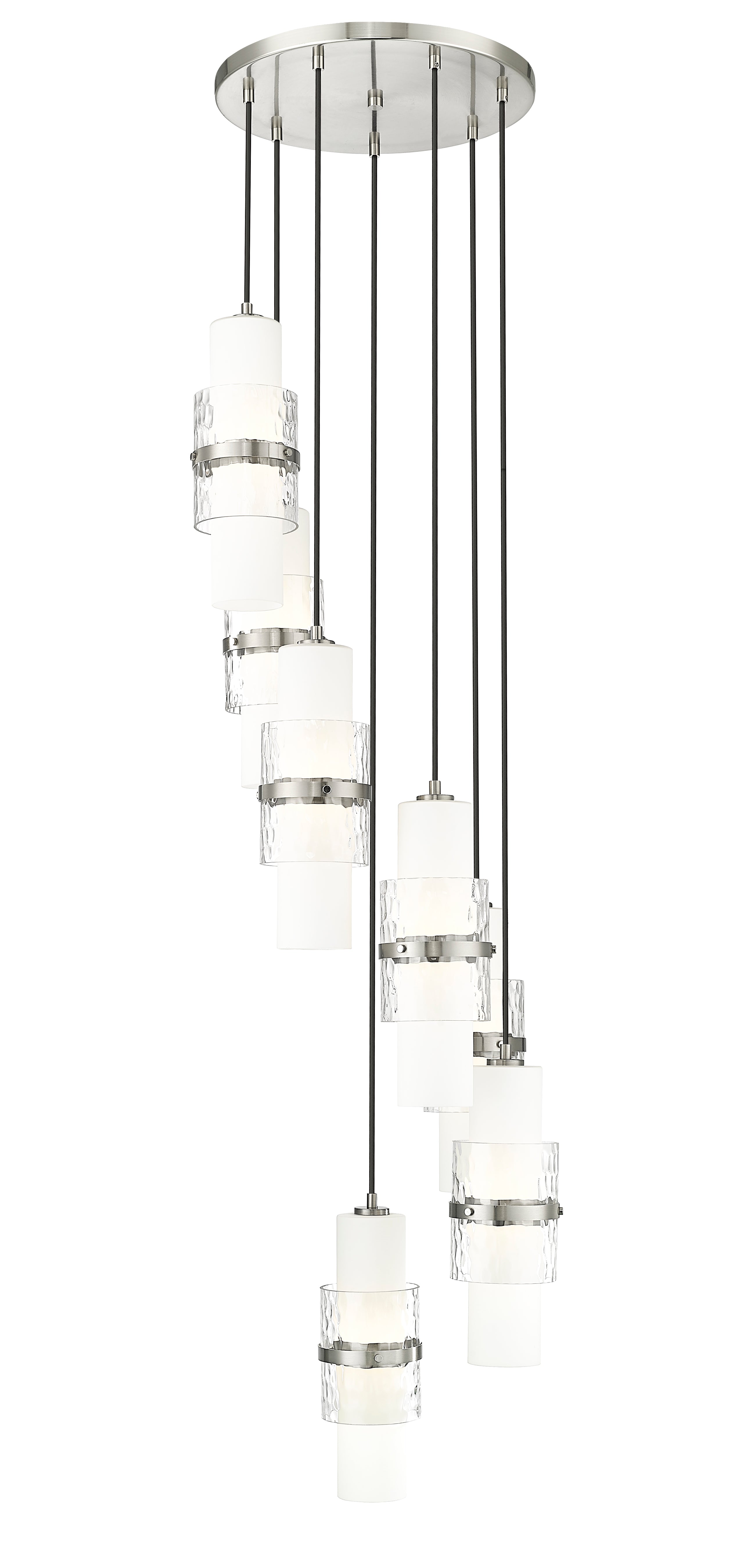 CAYDEN Chandelier Nickel - 1946P-7R-BN | Z-LITE