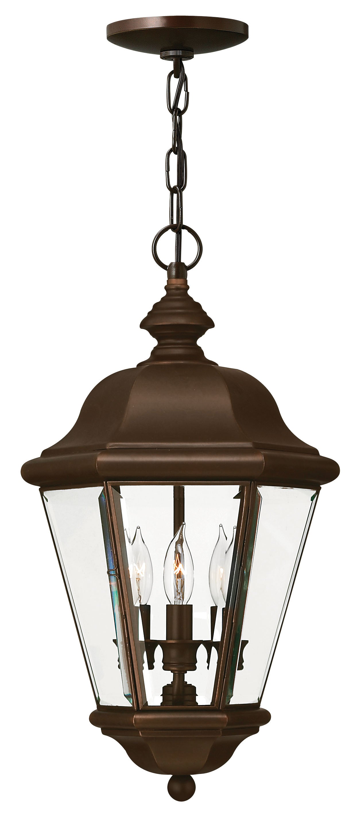 CLIFTON-PARK Suspension exterieure Bronze - 2422CB | HINKLEY