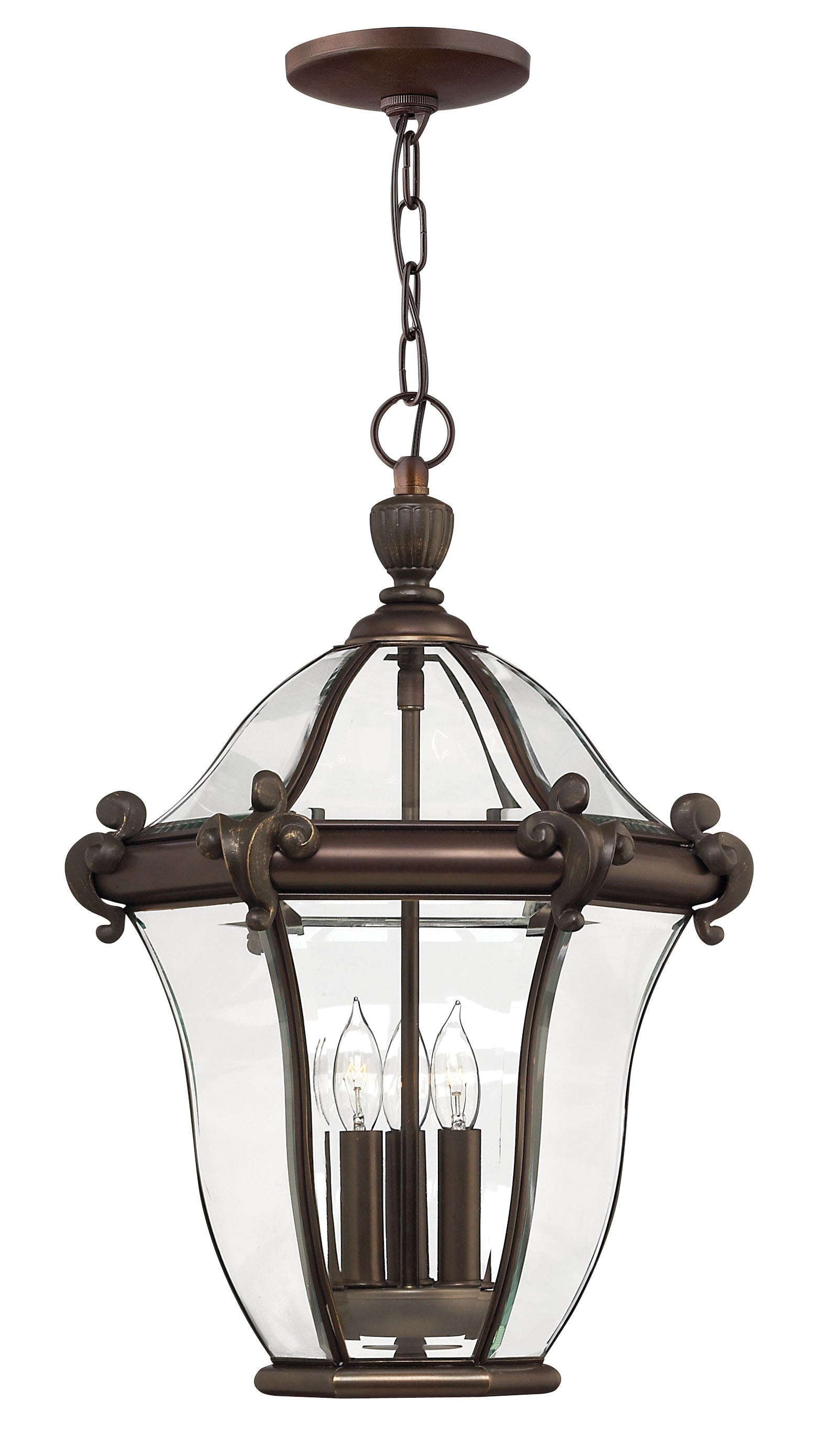 SAN-CLEMENTE Suspension exterieure Bronze - 2442CB | HINKLEY