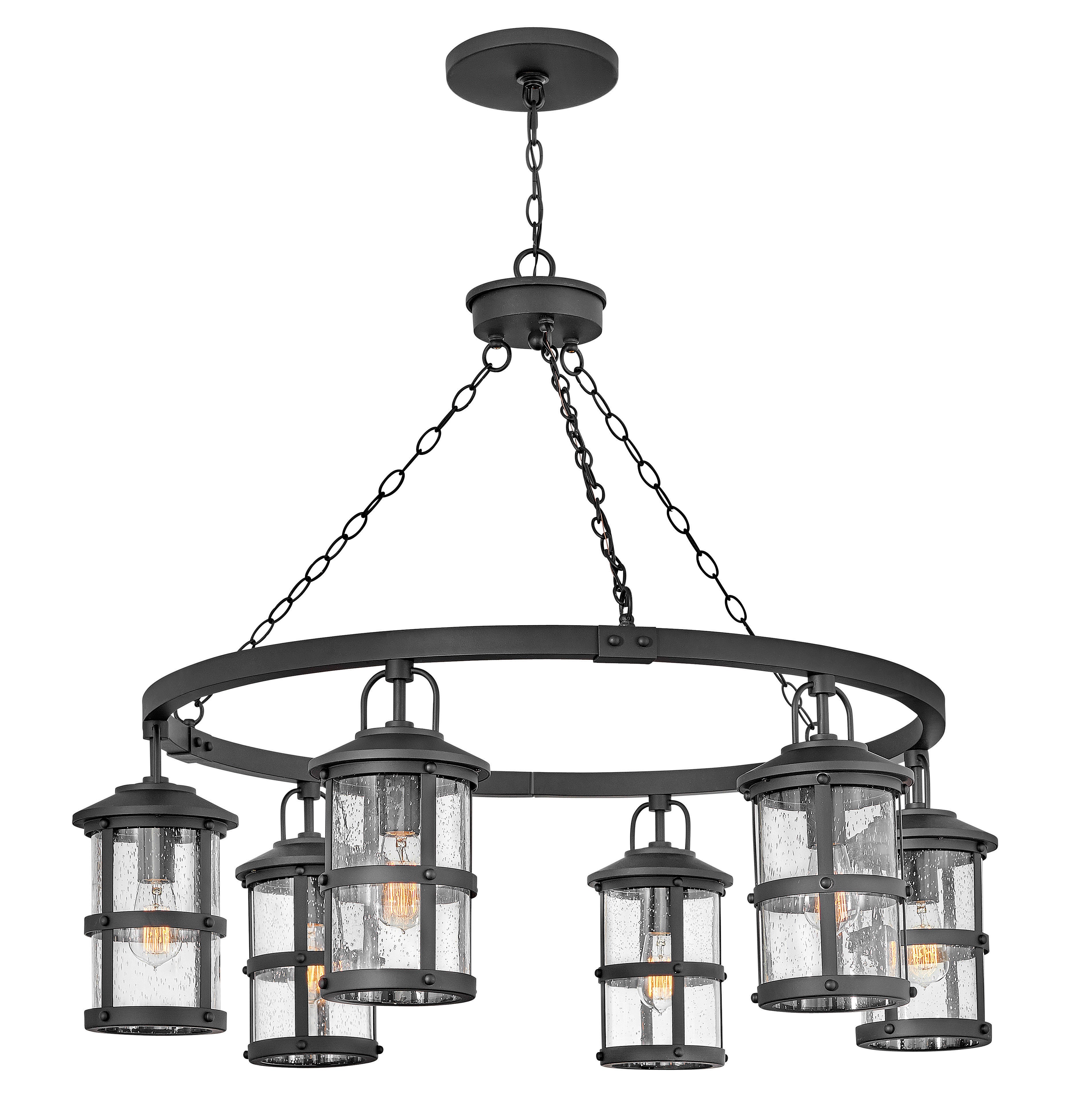 LAKE-HOUSE Suspension exterieure Noir - 2689BK | HINKLEY