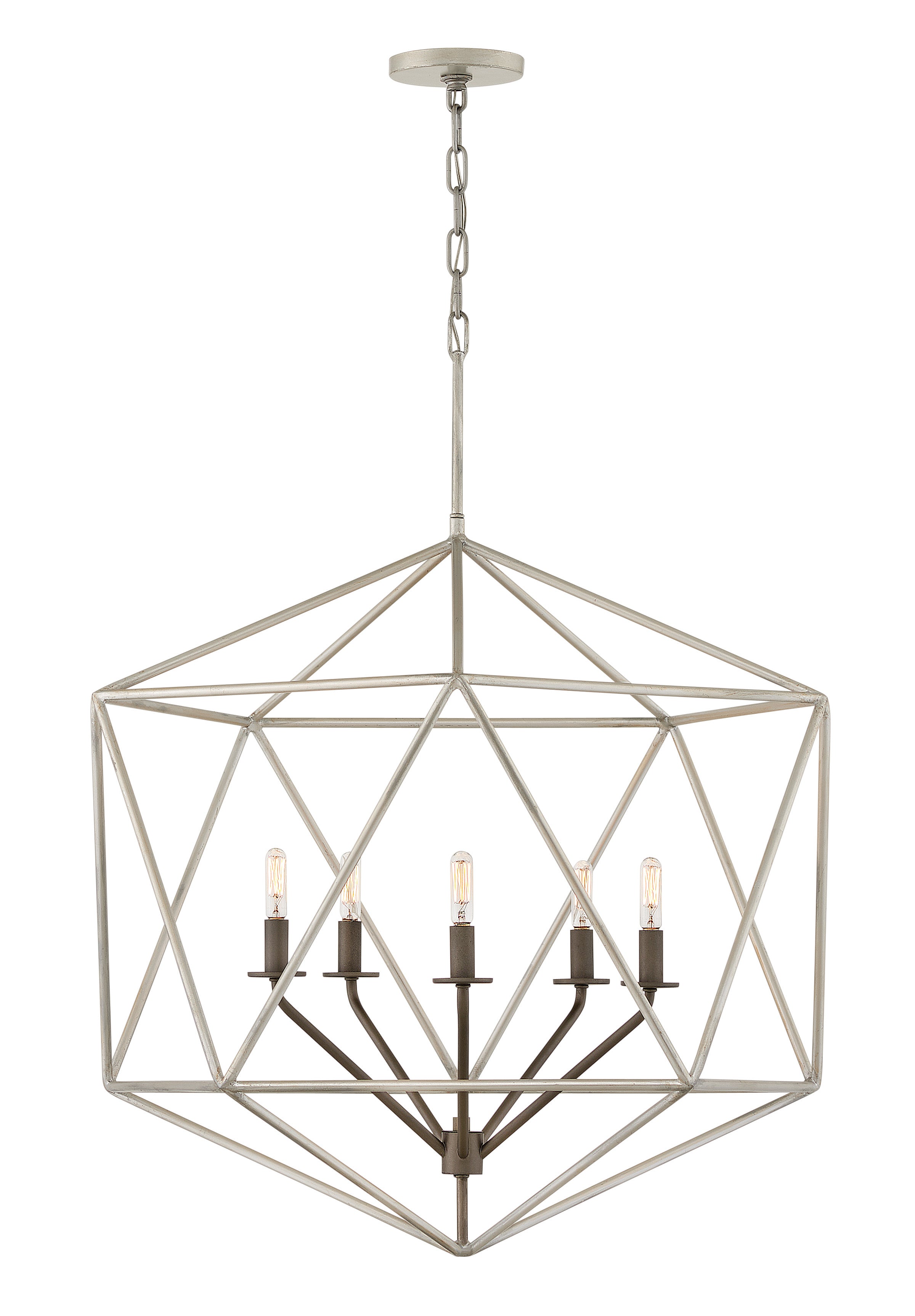 ASTRID Chandelier Nickel - 3025GG | HINKLEY