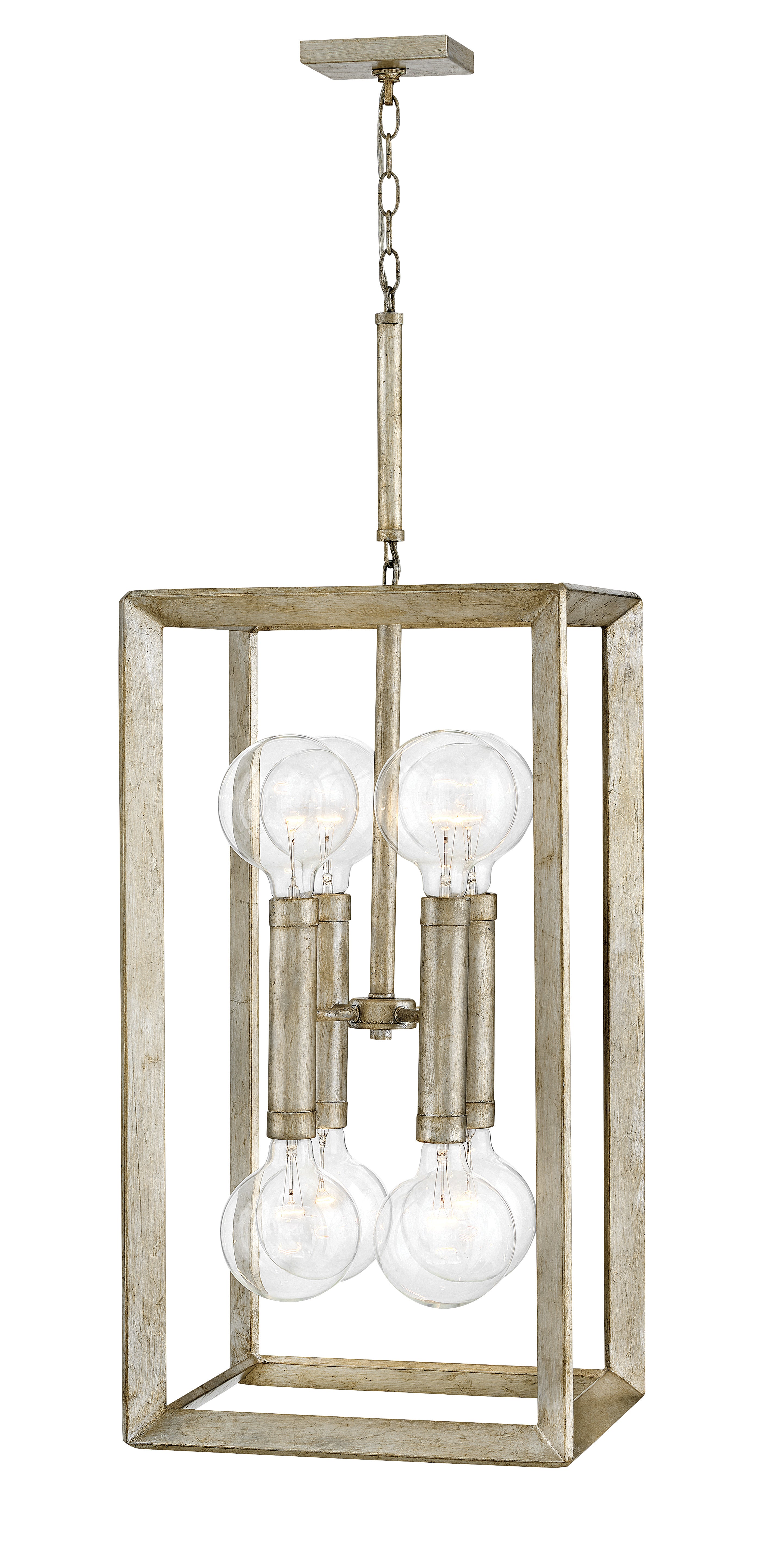 TINSLEY Chandelier Nickel - 3108SL | HINKLEY