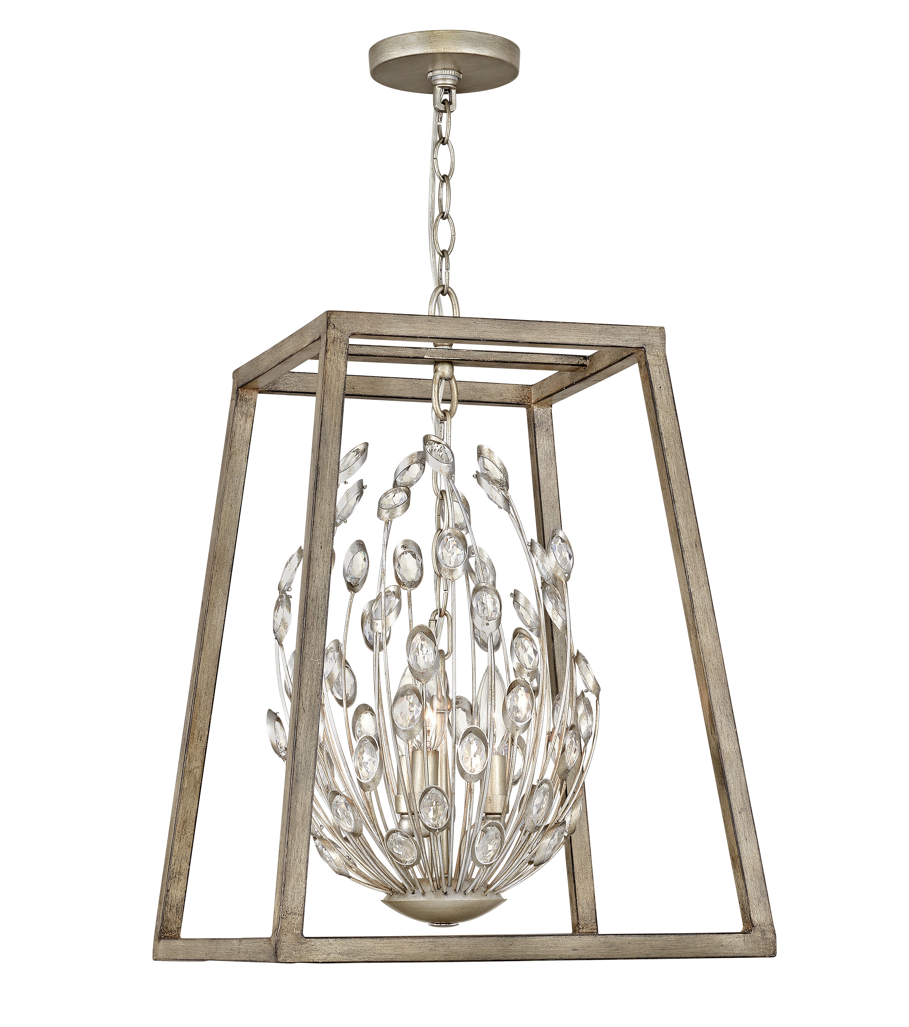 LOREN Chandelier Nickel - 3183SL | HINKLEY