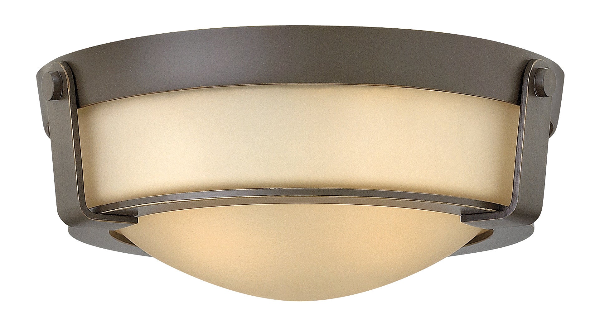 HATHAWAY Plafonnier Bronze DEL INTÉGRÉ - 3223OB-LED | HINKLEY