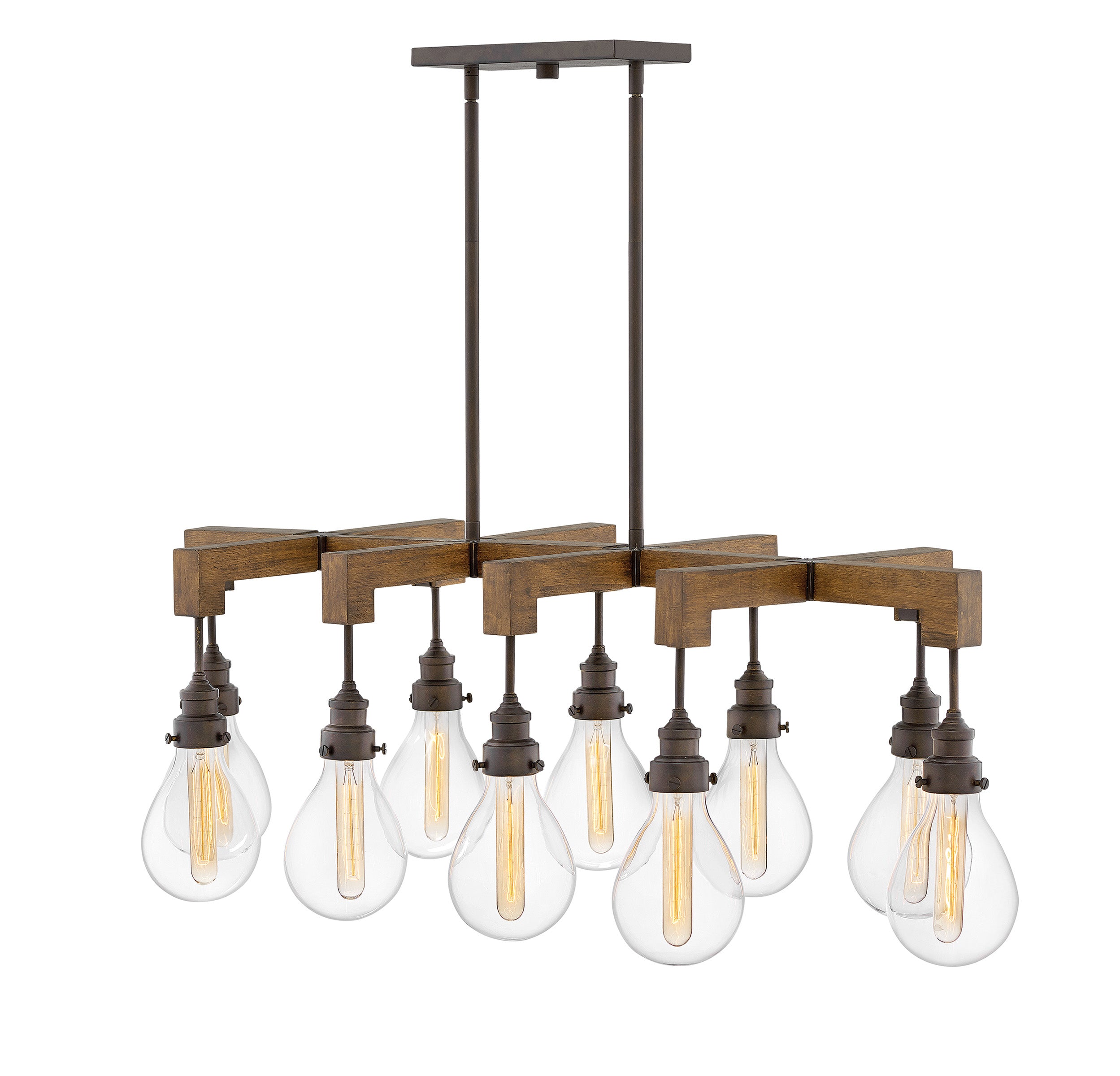 DENTON Chandelier Noir - 3269IN | HINKLEY