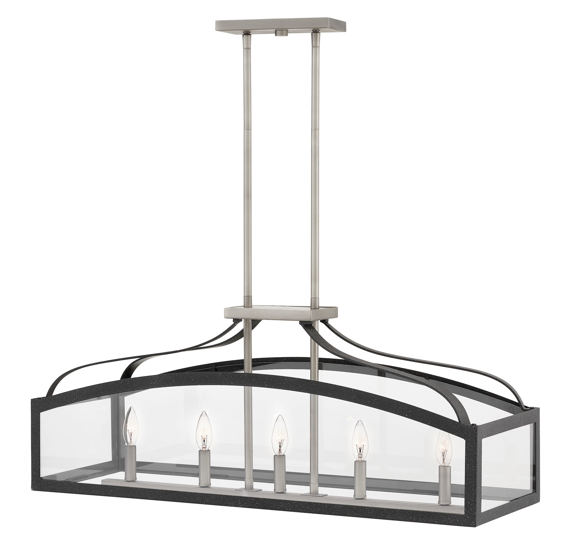 CLARENDON Chandelier Noir - 3416DZ | HINKLEY