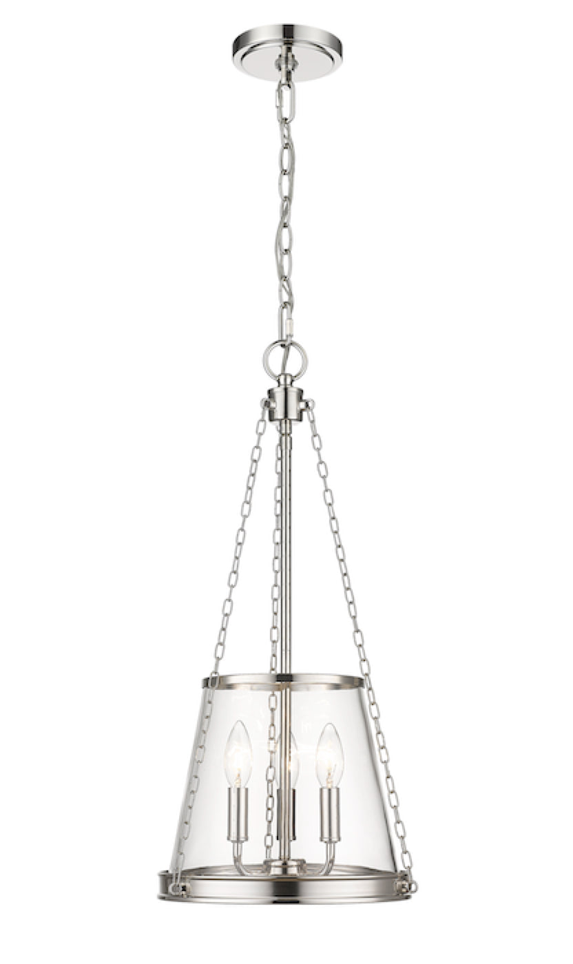 PRESCOTT Chandelier Nickel - 341P12-PN | Z-LITE