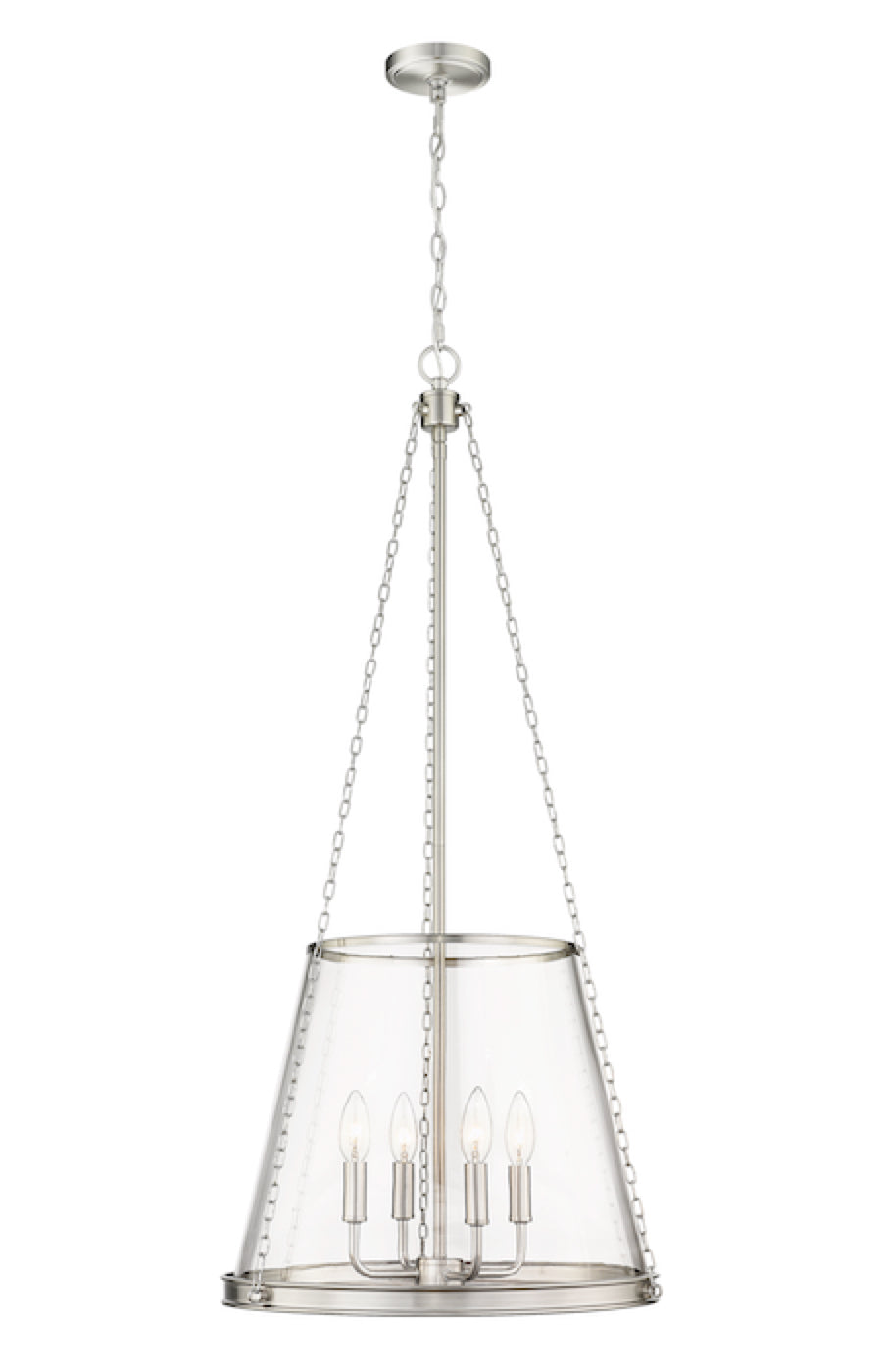 PRESCOTT Chandelier Nickel - 341P18-BN | Z-LITE