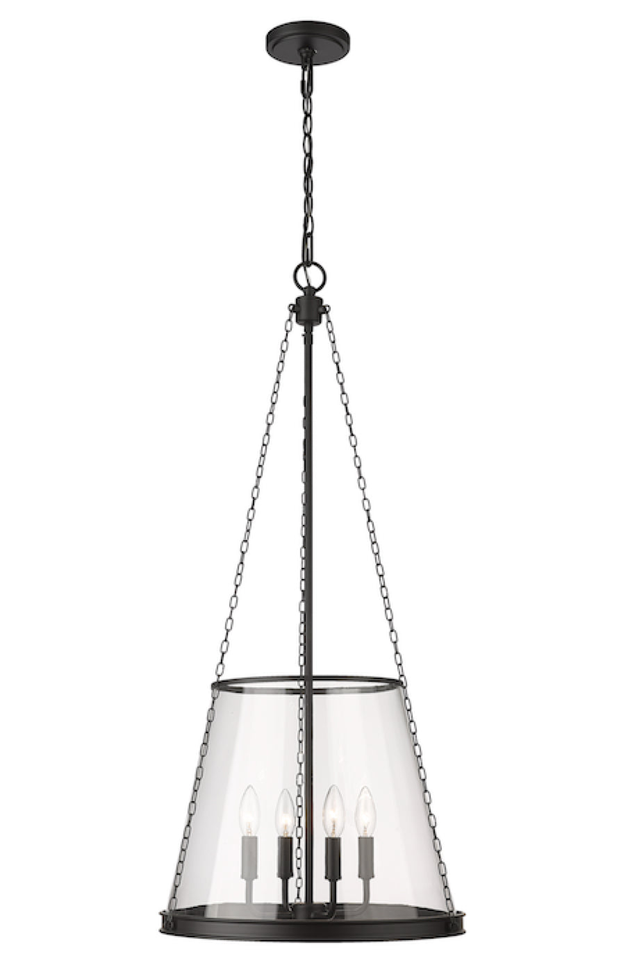 PRESCOTT Chandelier Noir - 341P18-MB | Z-LITE