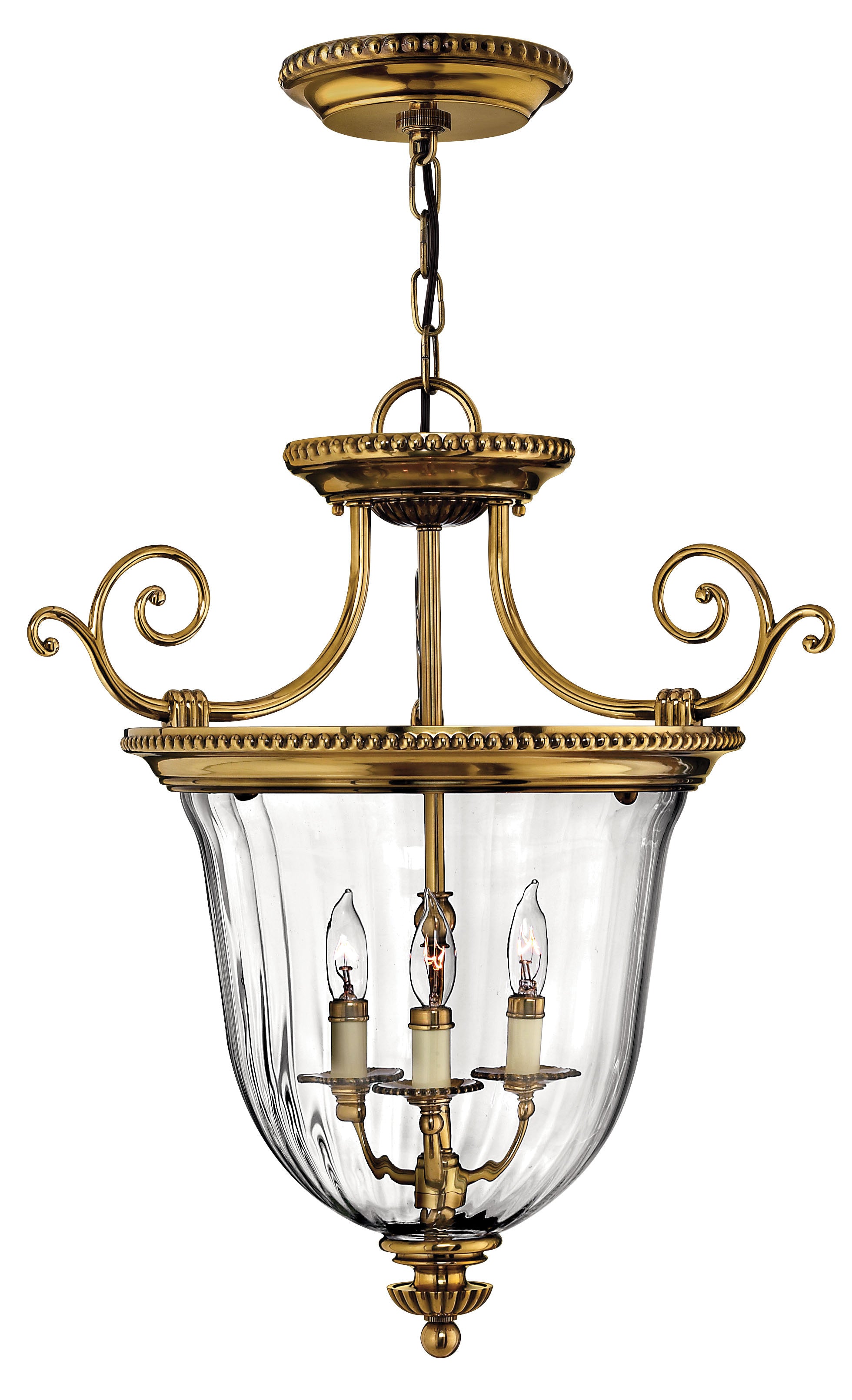 CAMBRIDGE Chandelier Or - 3613BB | HINKLEY