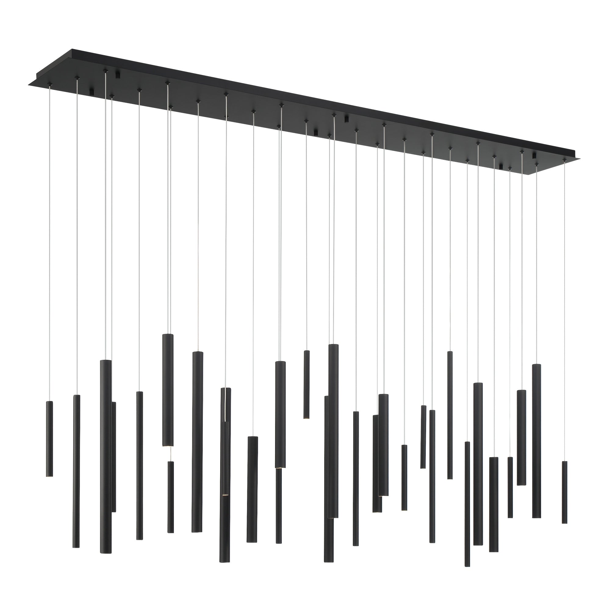 SANTANA Chandelier Black INTEGRATED LED - 46814-029 | EUROFASE