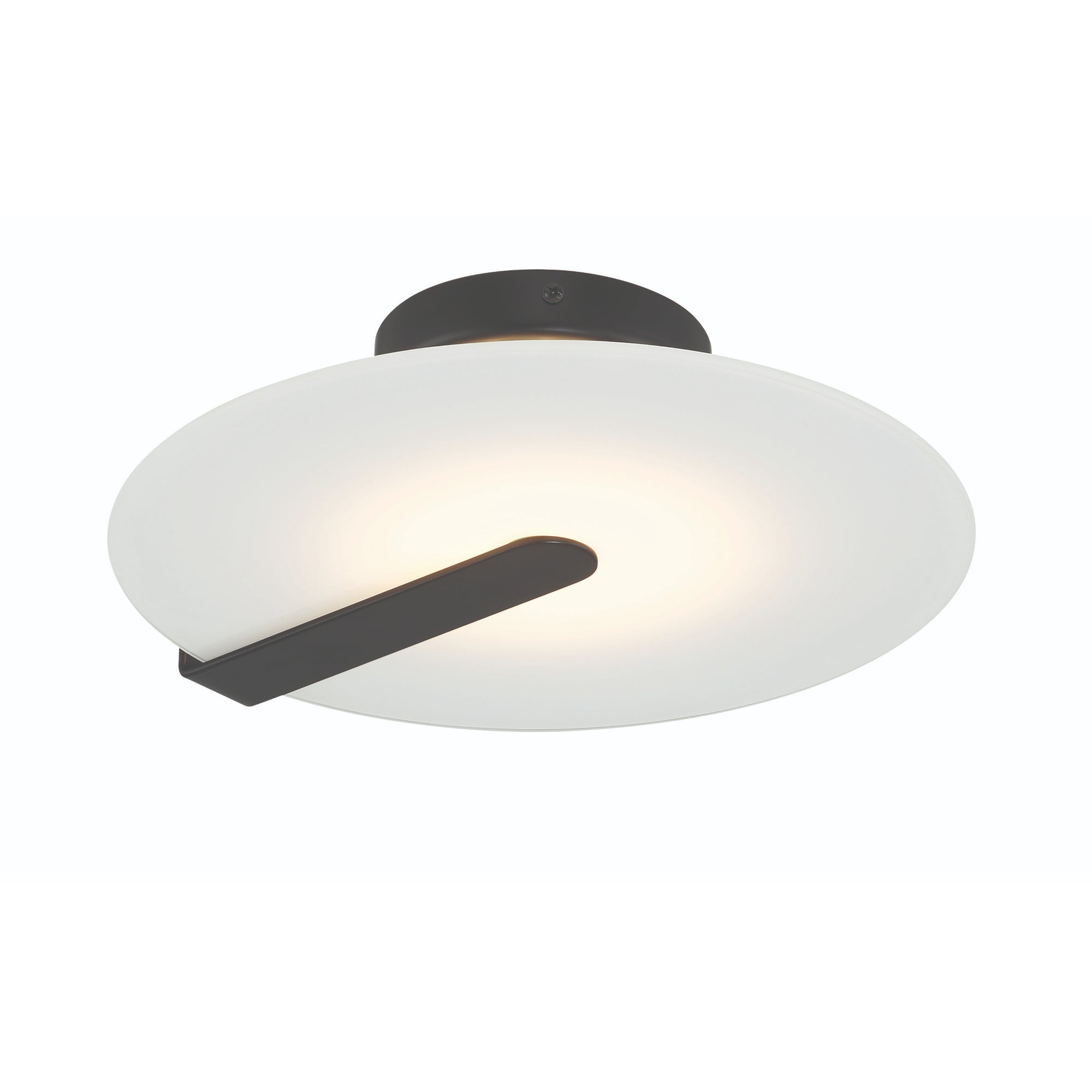 NUVOLA Flush mount  Black, White INTEGRATED LED - 46843-012 | EUROFASE