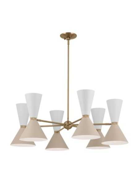 Phix Chandelier Or, Blanc - 52566CPZGRG | KICHLER