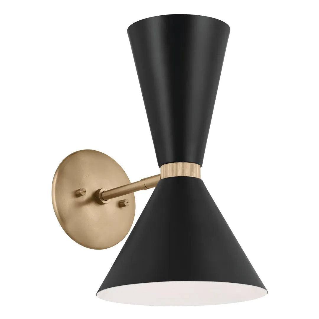 PHIX Murale Bronze, Noir - 52570CPZBK | Kichler