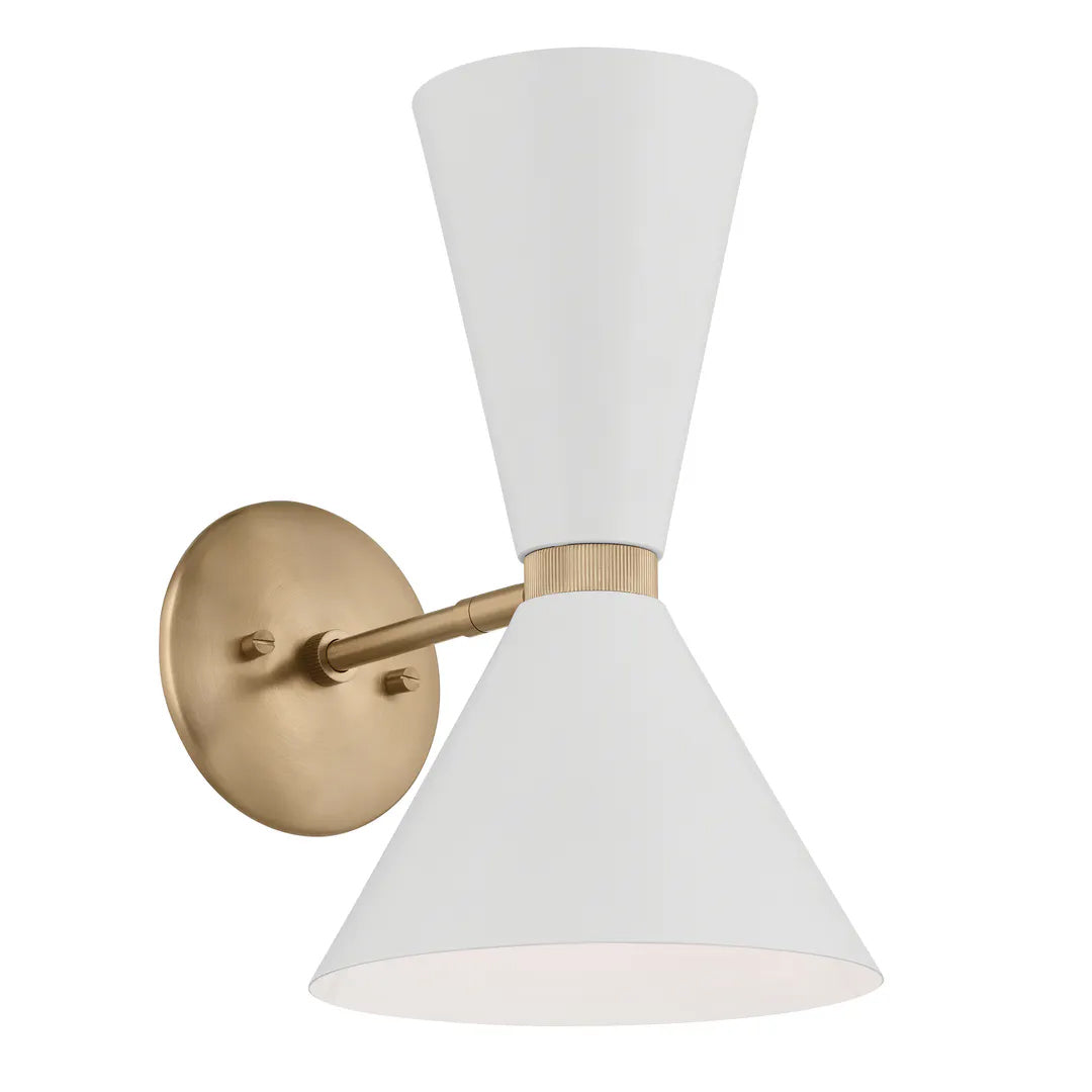 PHIX Murale Bronze, Blanc - 52570CPZWH | Kichler