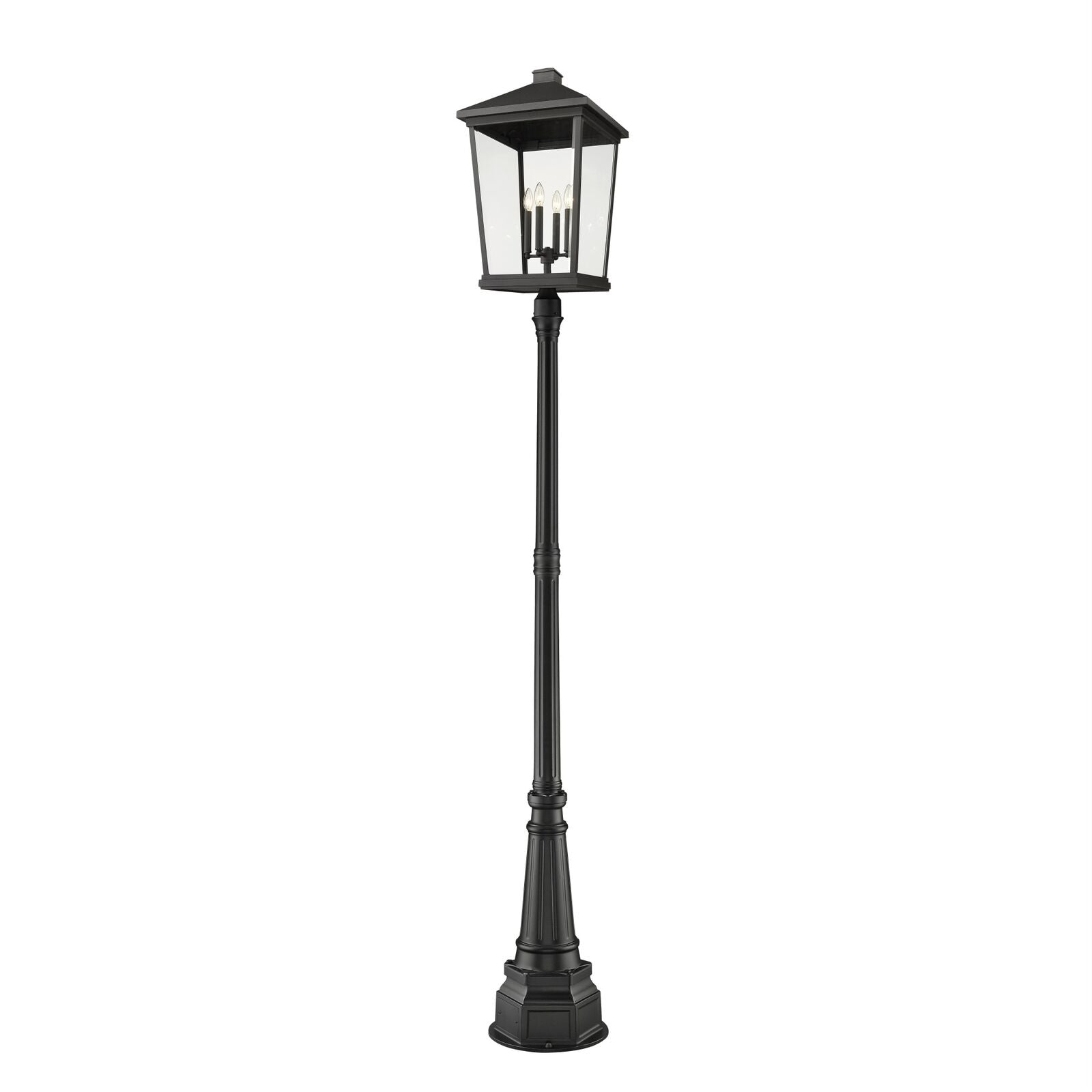 BEACON Luminaire sur poteau Noir - 568PHXXLR-564P-BK | Z-LITE