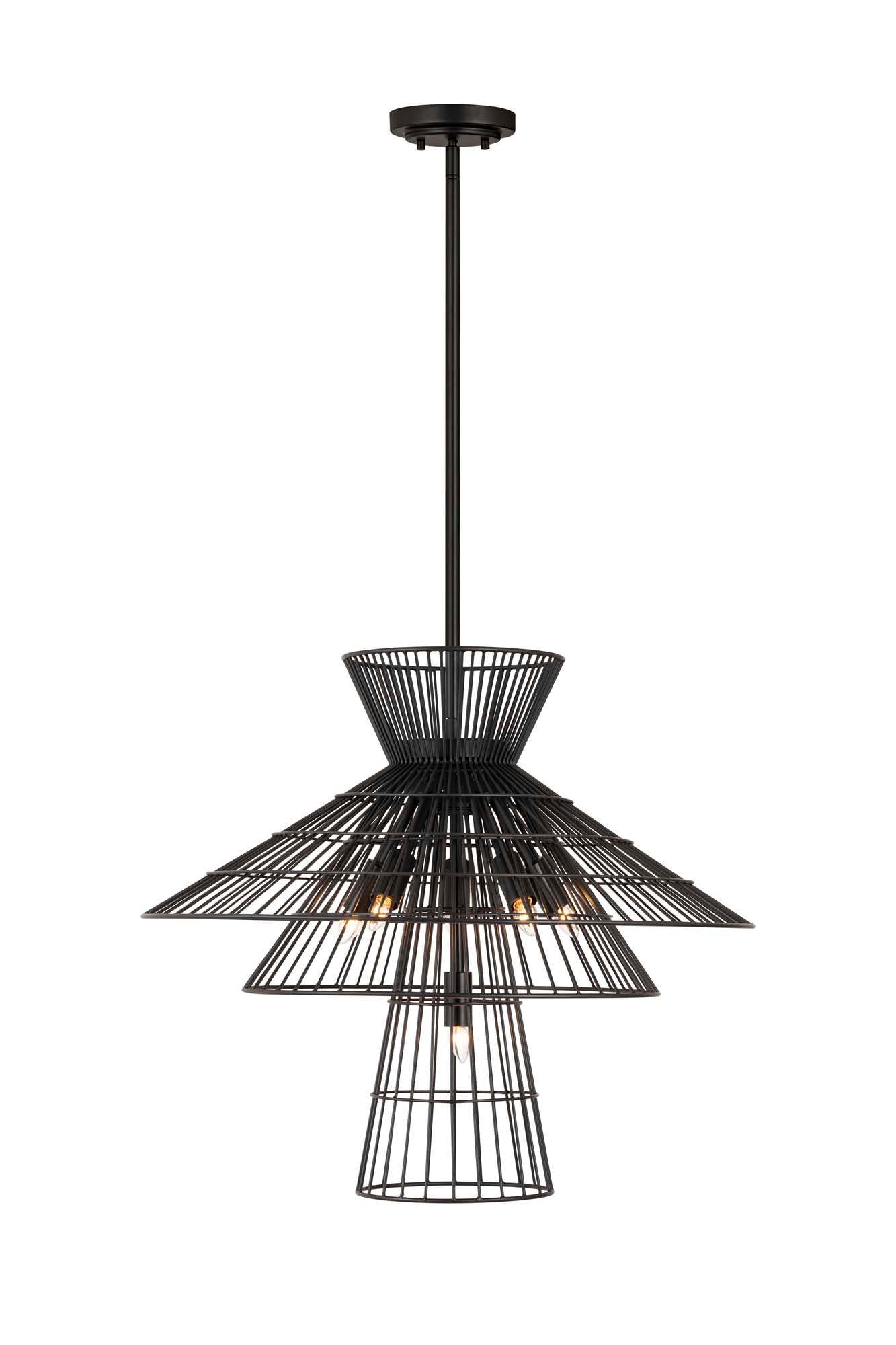 ALITO Chandelier Noir - 6015-6MB | Z-LITE