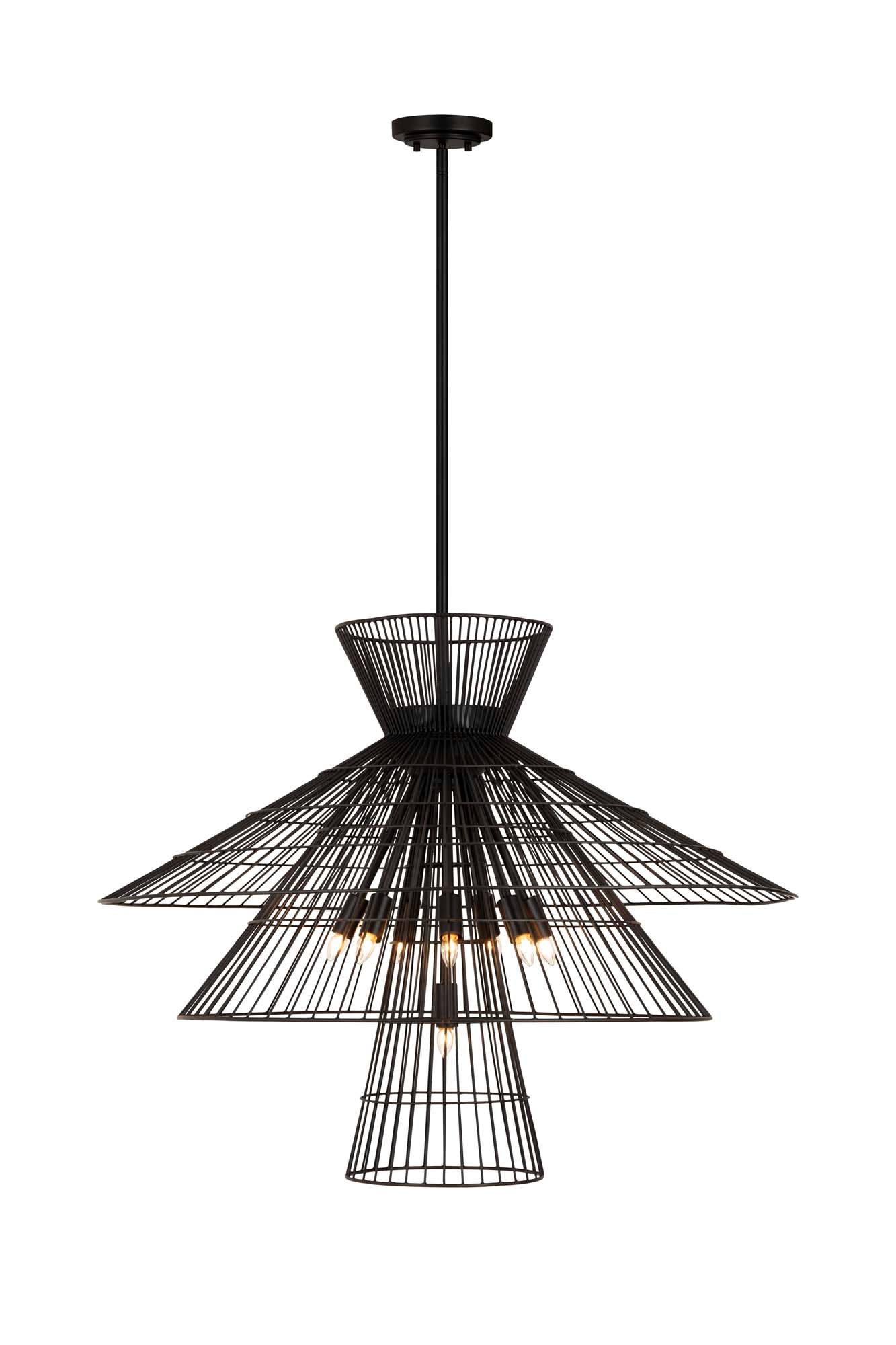 ALITO Chandelier Noir - 6015-8MB | Z-LITE