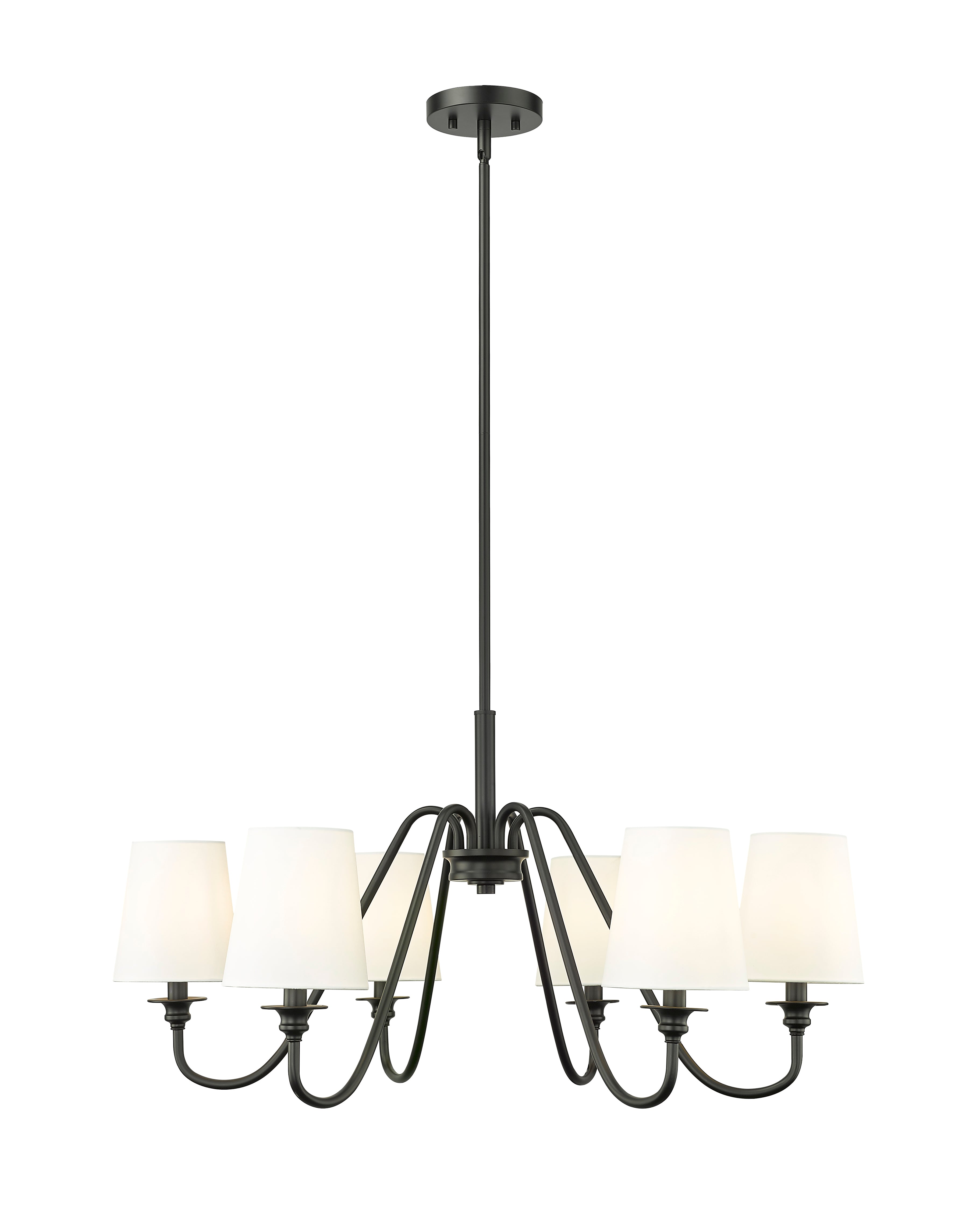 GIANNA Chandelier Noir - 7509-6-32MB | Z-LITE