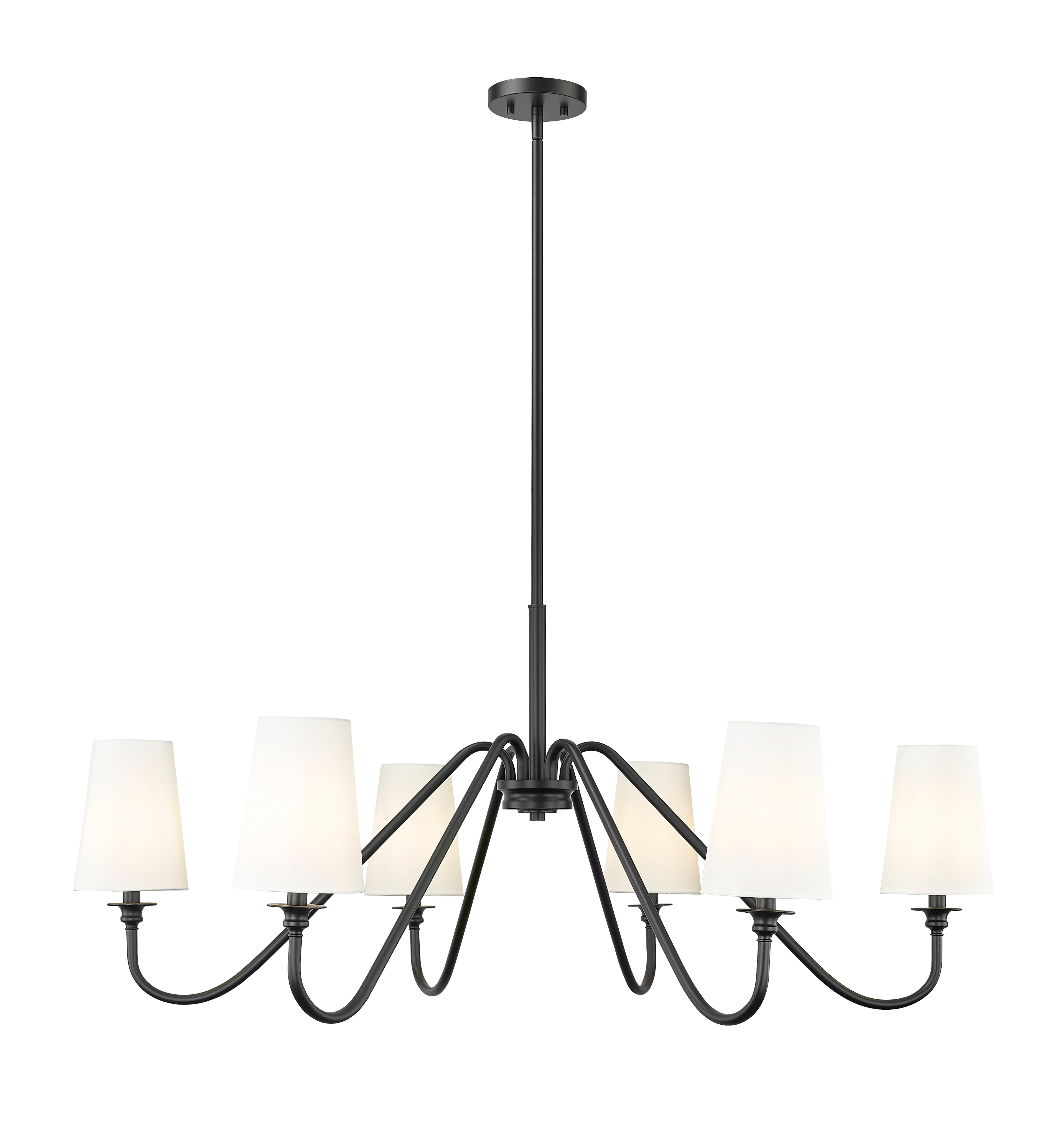 GIANNA Chandelier Noir - 7509-6-46MB | Z-LITE