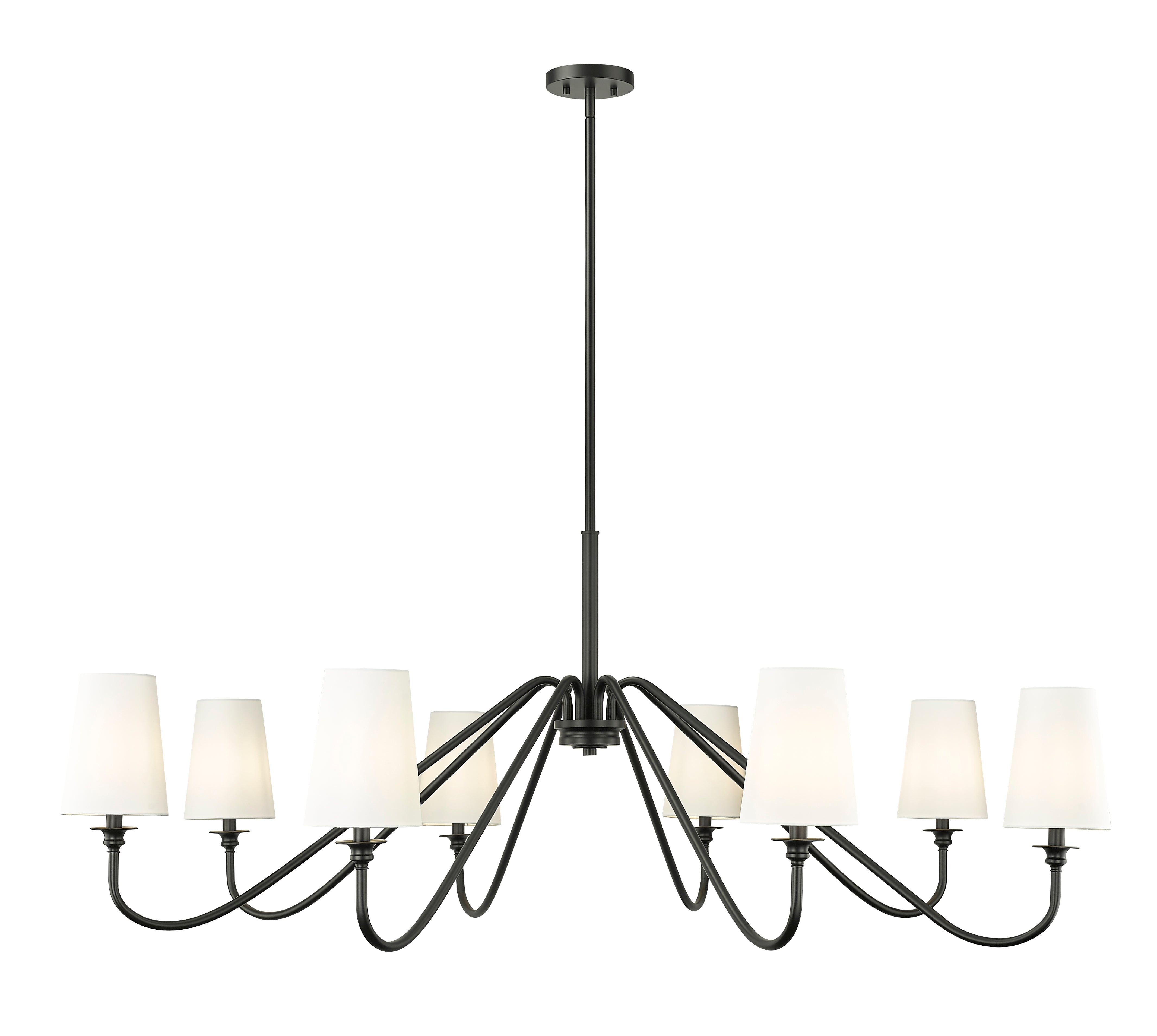 GIANNA Chandelier Noir - 7509-8-60MB | Z-LITE