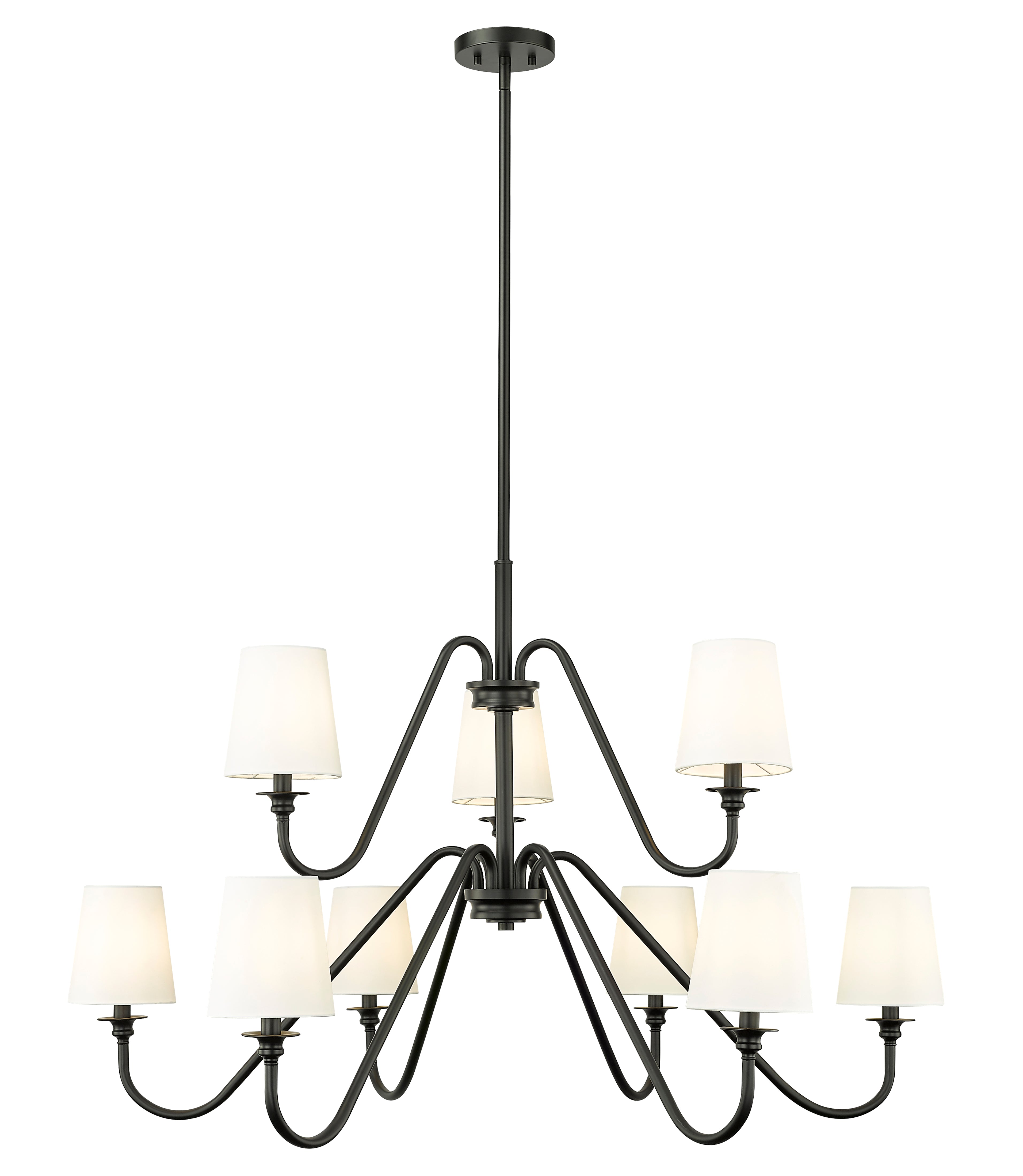 GIANNA Chandelier Noir - 7509-9-46MB | Z-LITE