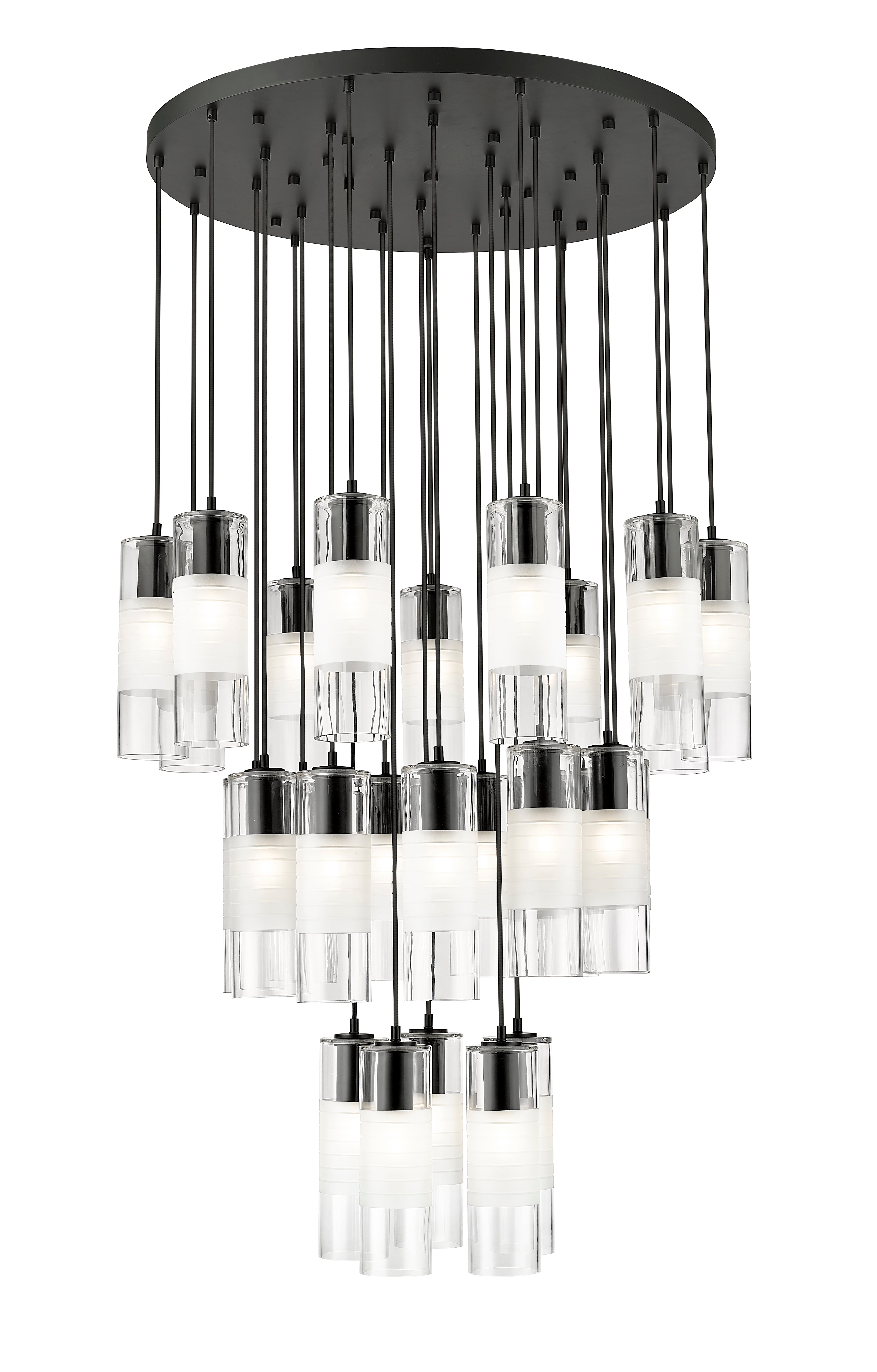 ALTON Chandelier Noir - 824P-27R-MB | Z-LITE