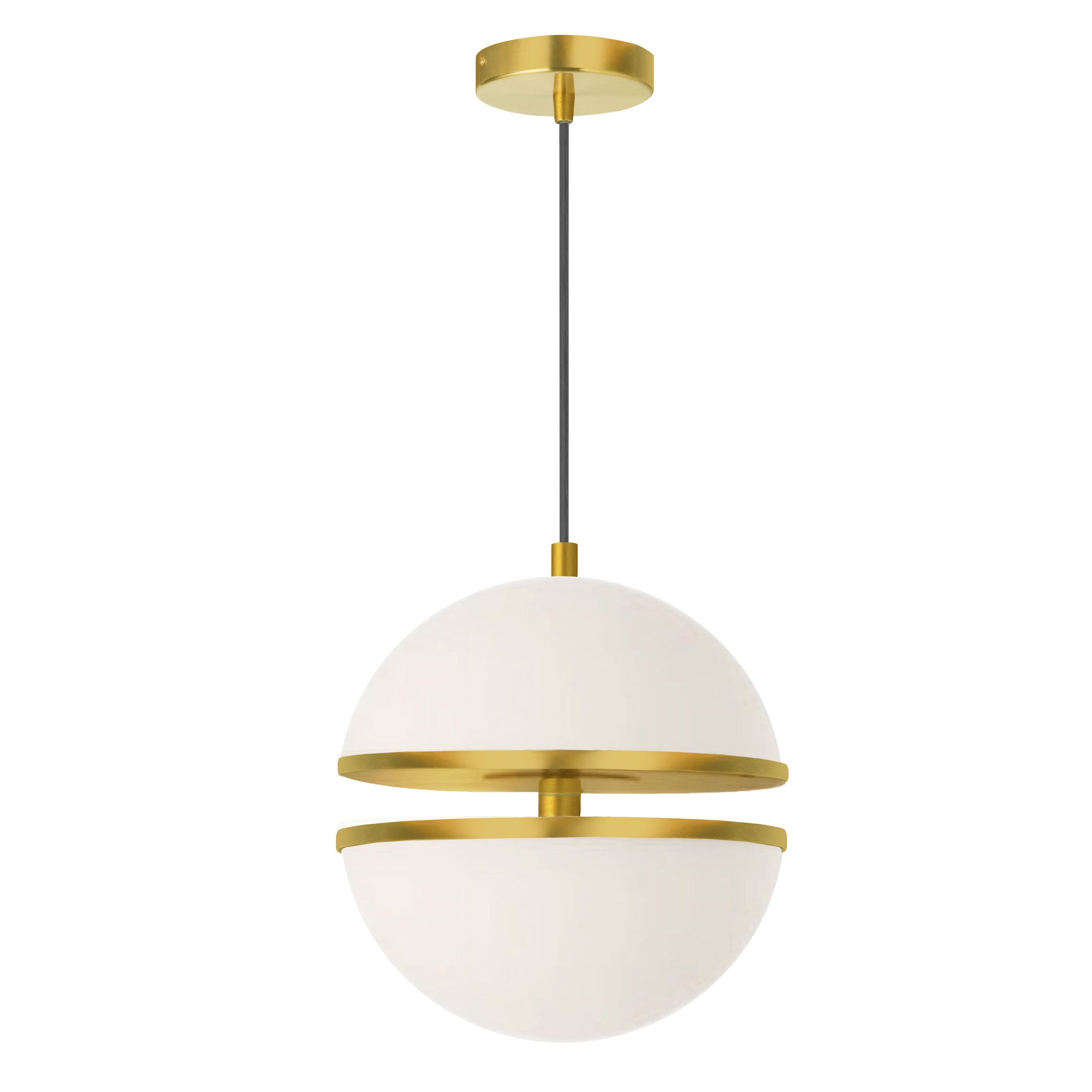 ATOMIC Pendant White INTEGRATED LED - AMC-1330LEDP-AGB | DAINOLITE