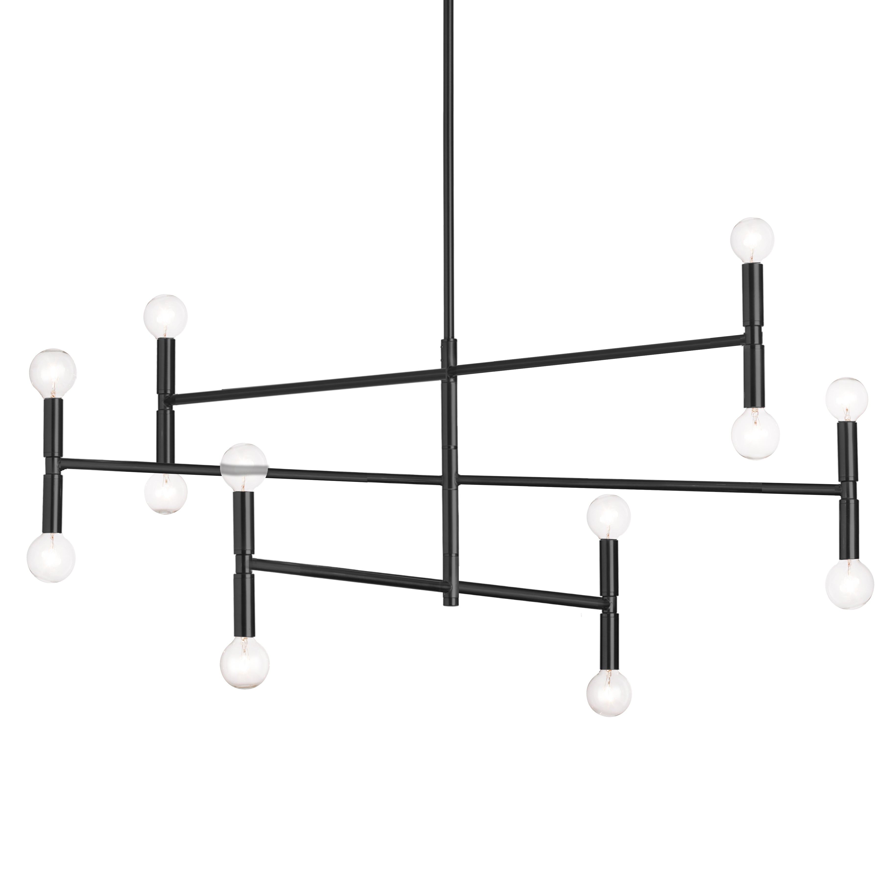 AVA Chandelier Black - AVA-4012C-MB | DAINOLITE