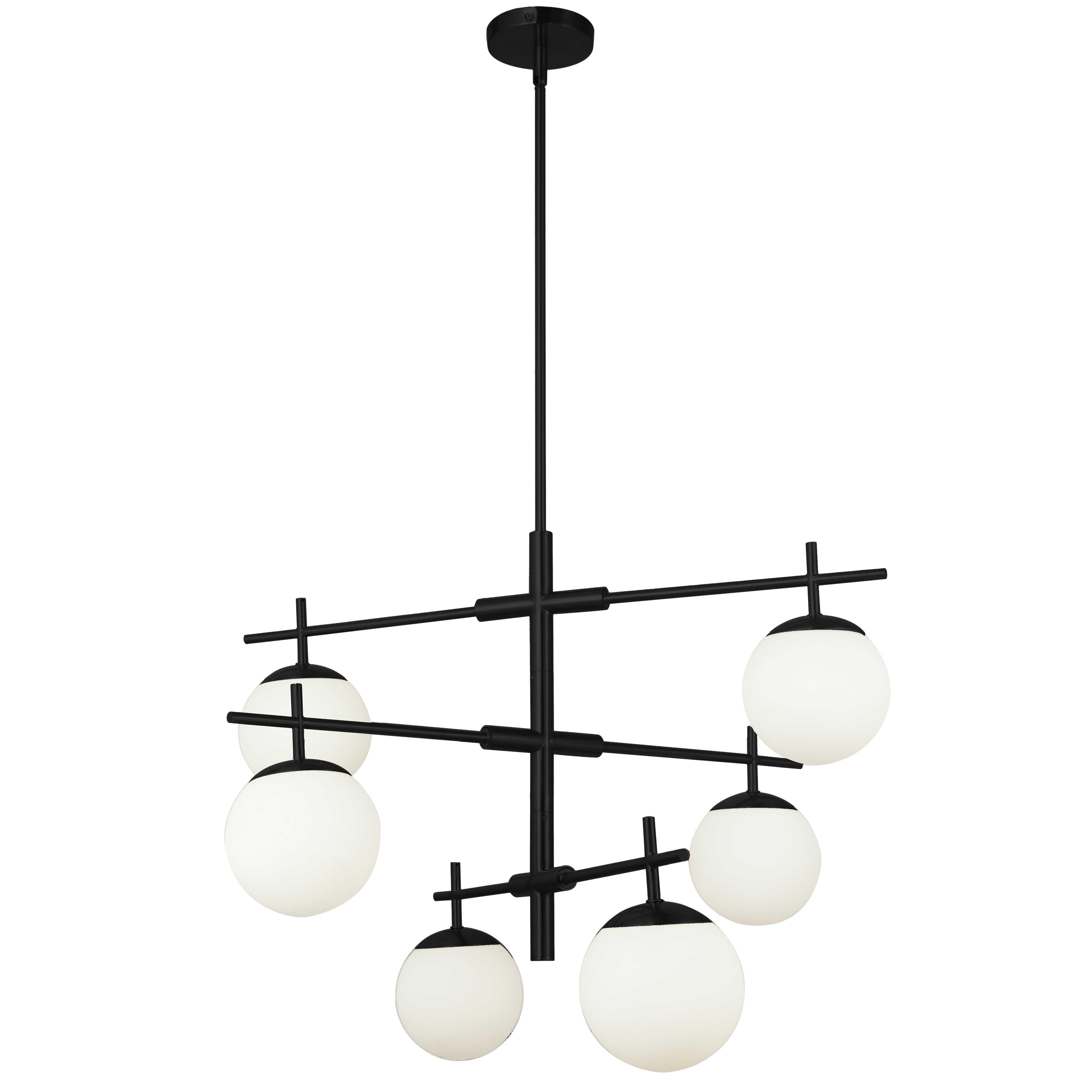 CAELIA Chandelier Noir - CAE-306C-MB | DAINOLITE