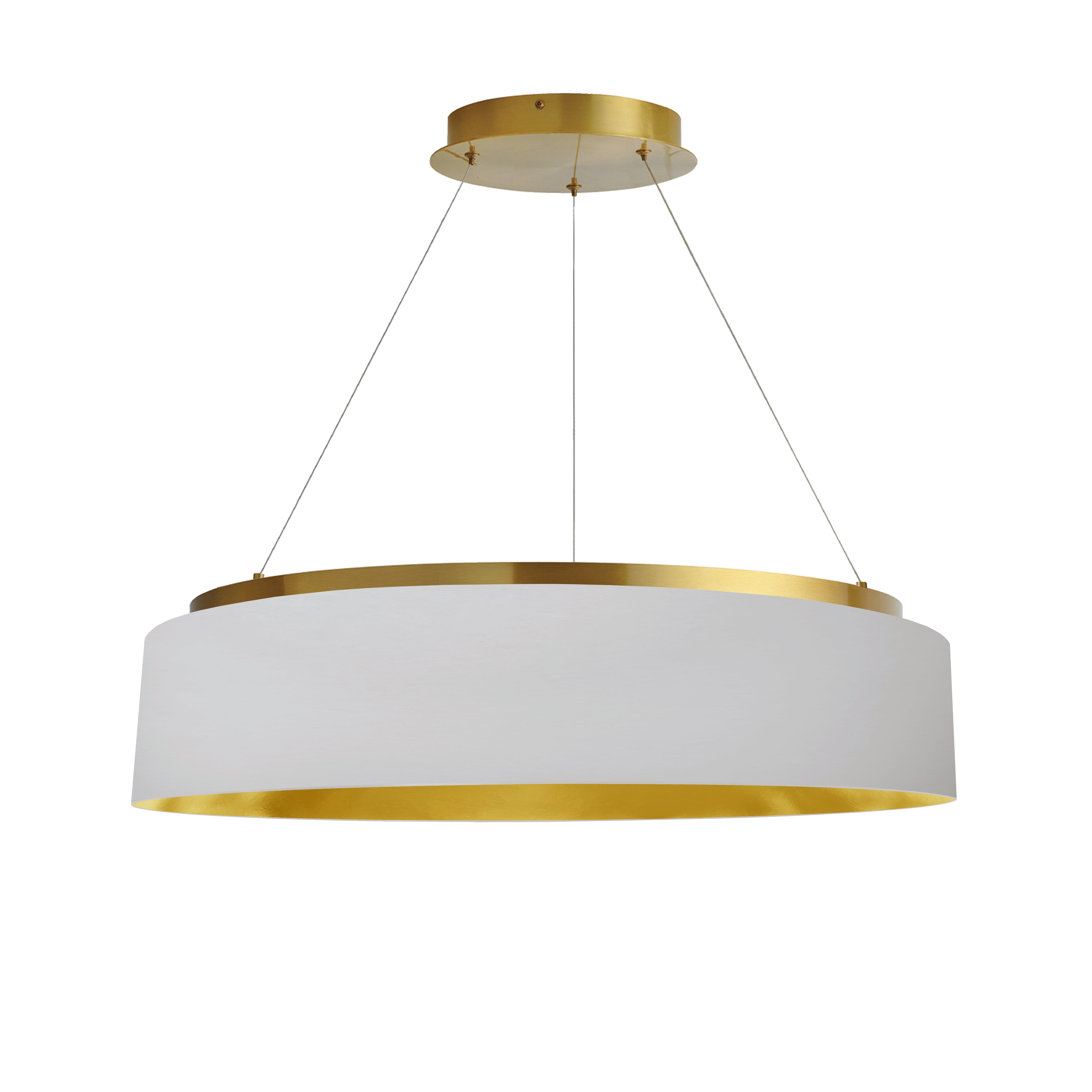 CIRCULO Chandelier Blanc DEL INTÉGRÉ - CIR-2634C-AGB-692 | DAINOLITE