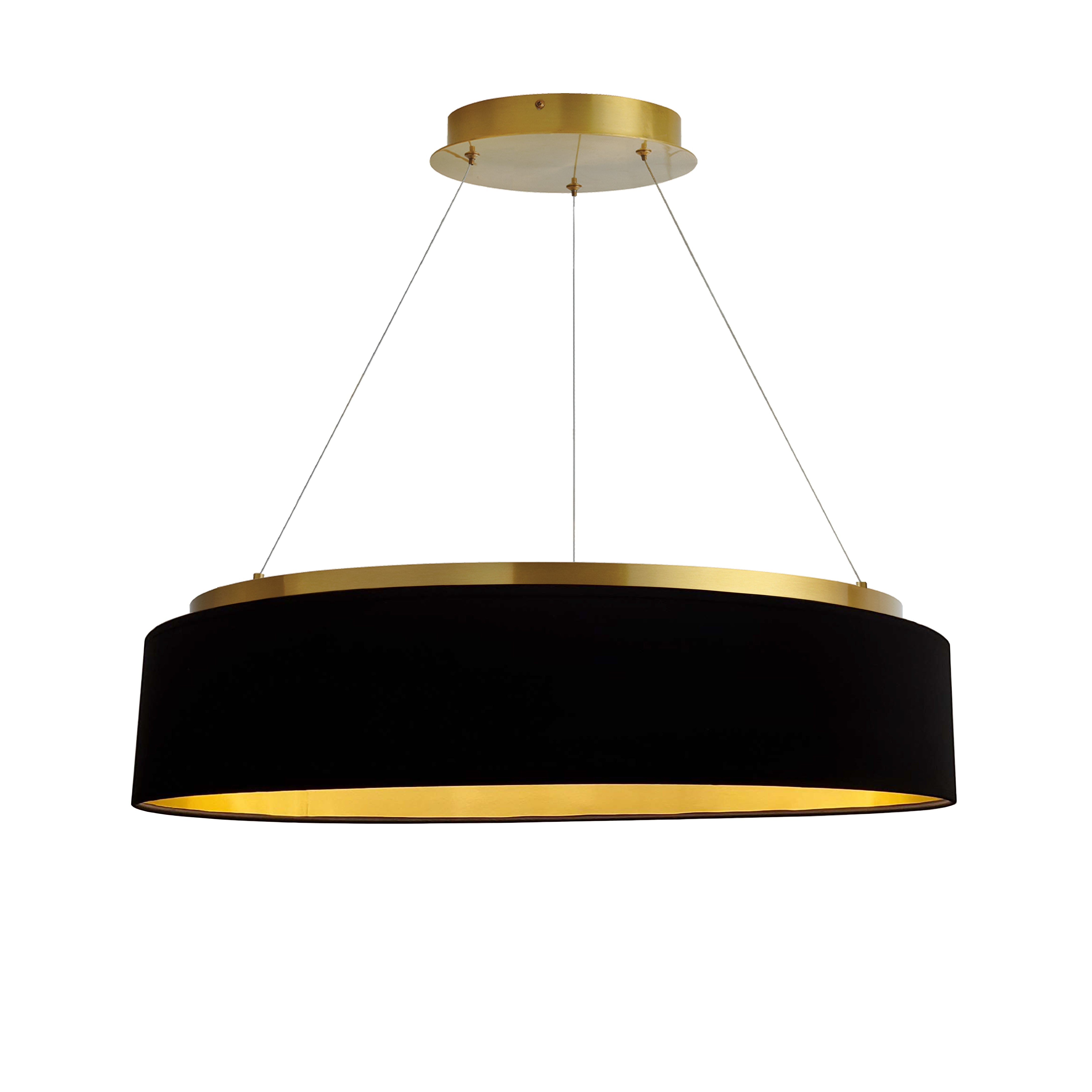 CIRCULO Chandelier Noir DEL INTÉGRÉ - CIR-2634C-AGB-698 | DAINOLITE