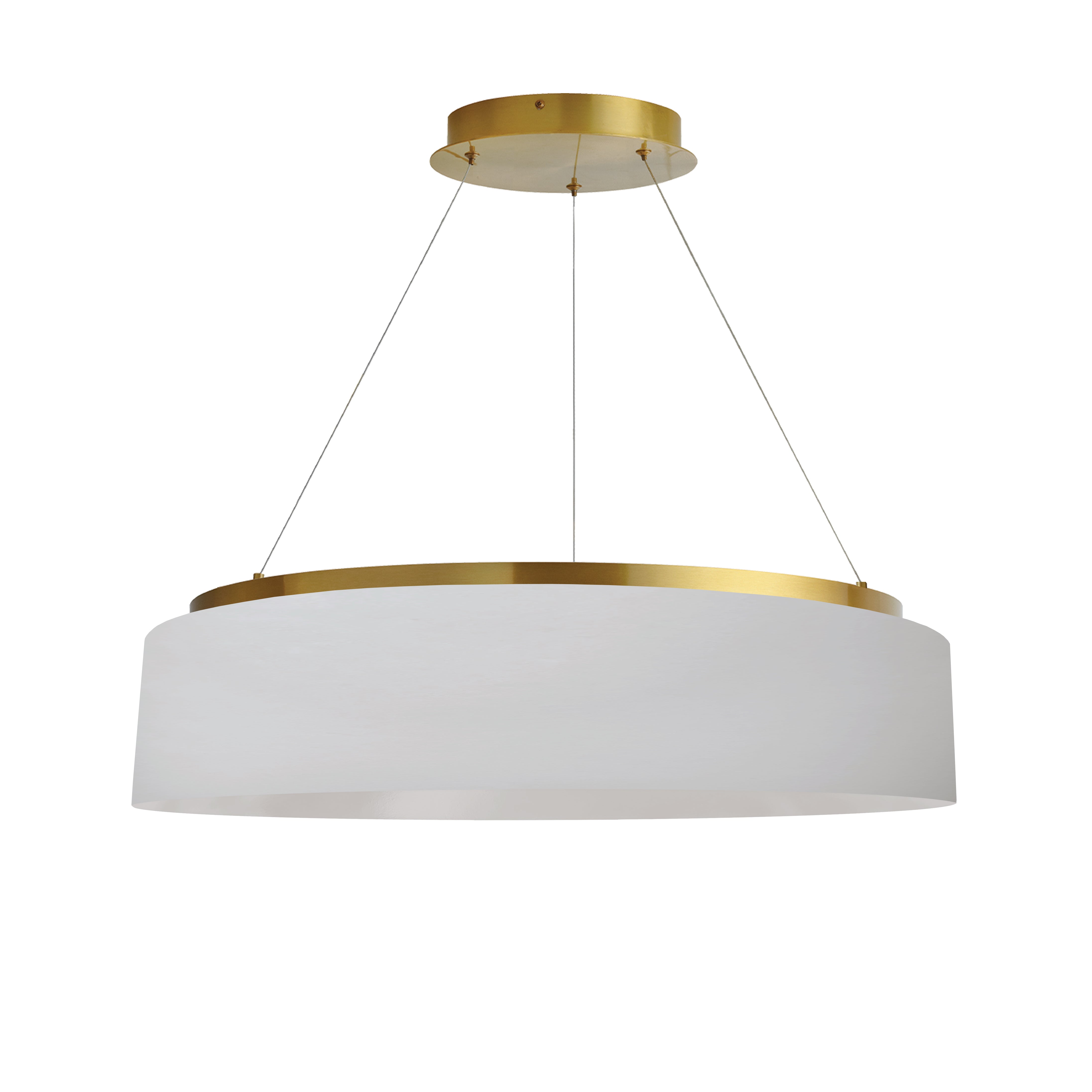 CIRCULO Chandelier Blanc DEL INTÉGRÉ - CIR-2634C-AGB-790 | DAINOLITE