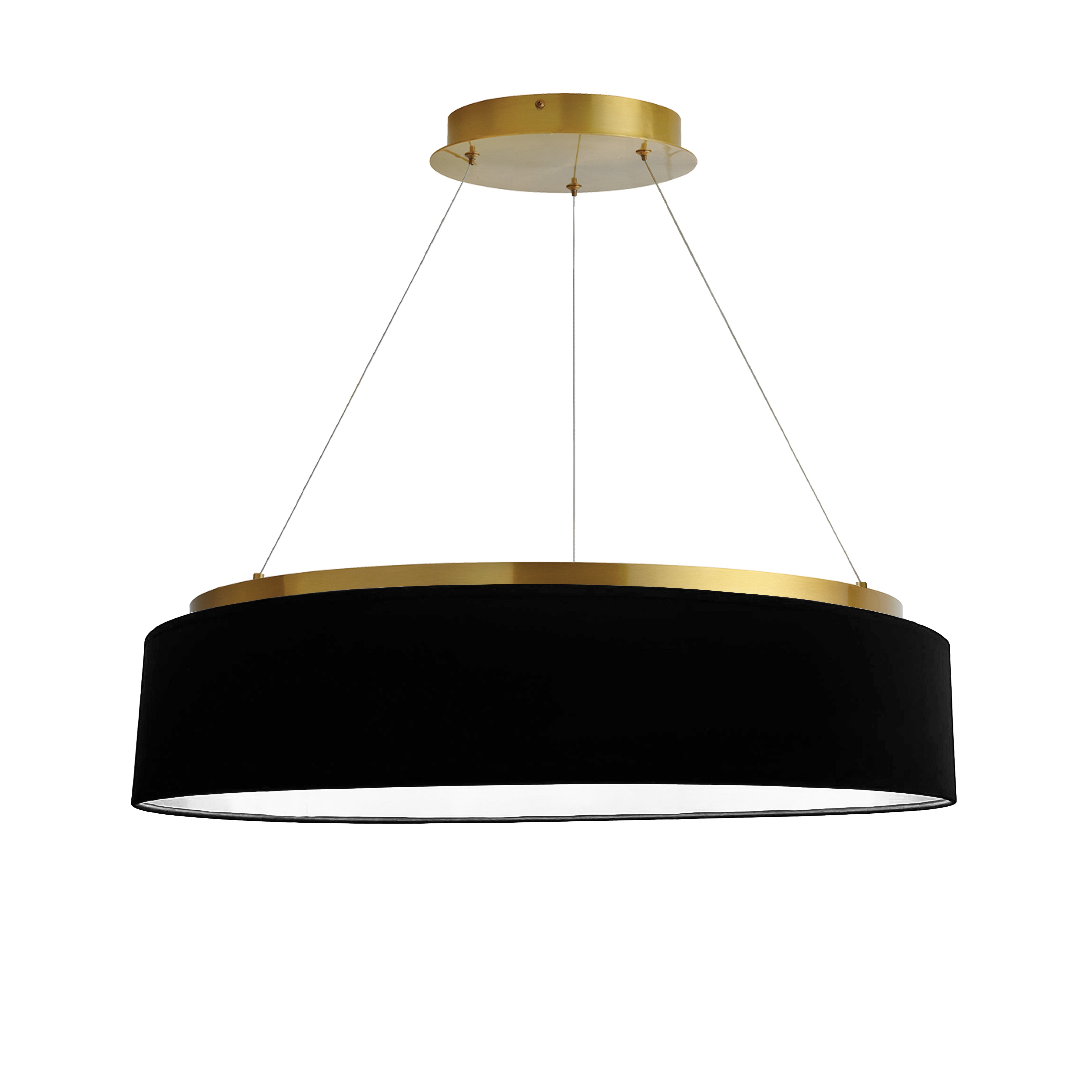 CIRCULO Chandelier Noir DEL INTÉGRÉ - CIR-2634C-AGB-797 | DAINOLITE