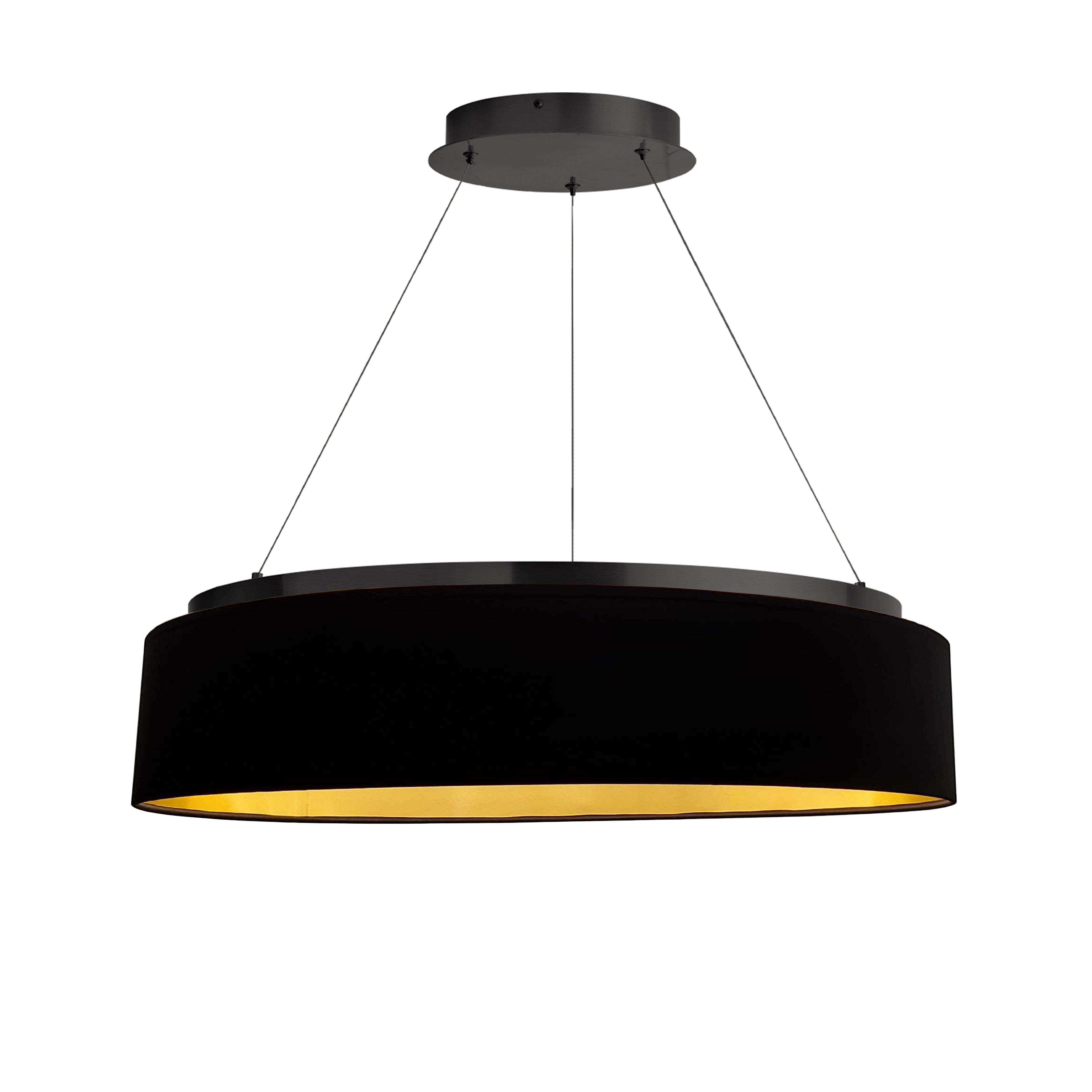 CIRCULO Chandelier Noir DEL INTÉGRÉ - CIR-2634C-MB-698 | DAINOLITE