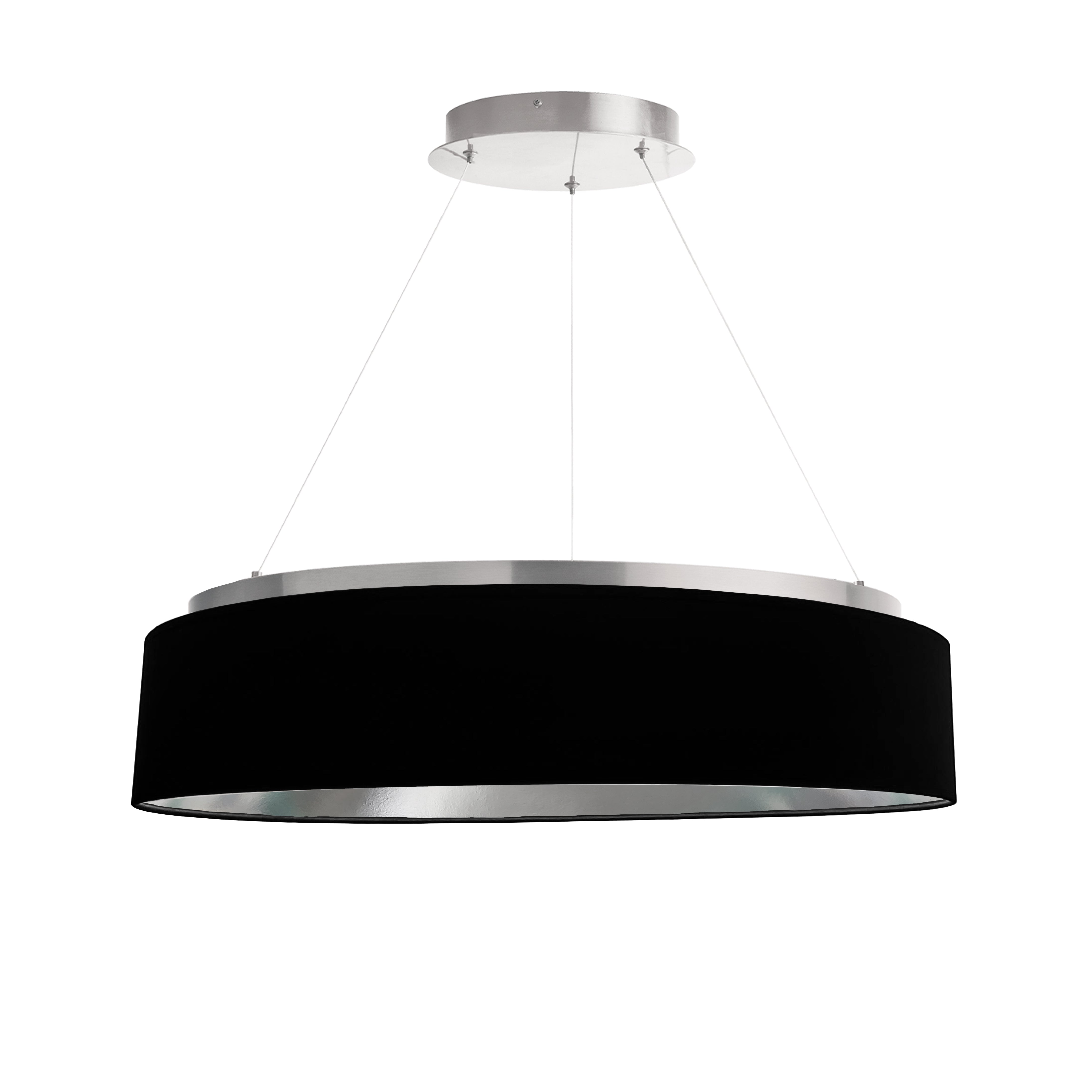 CIRCULO Chandelier Noir DEL INTÉGRÉ - CIR-2634C-SV-697 | DAINOLITE