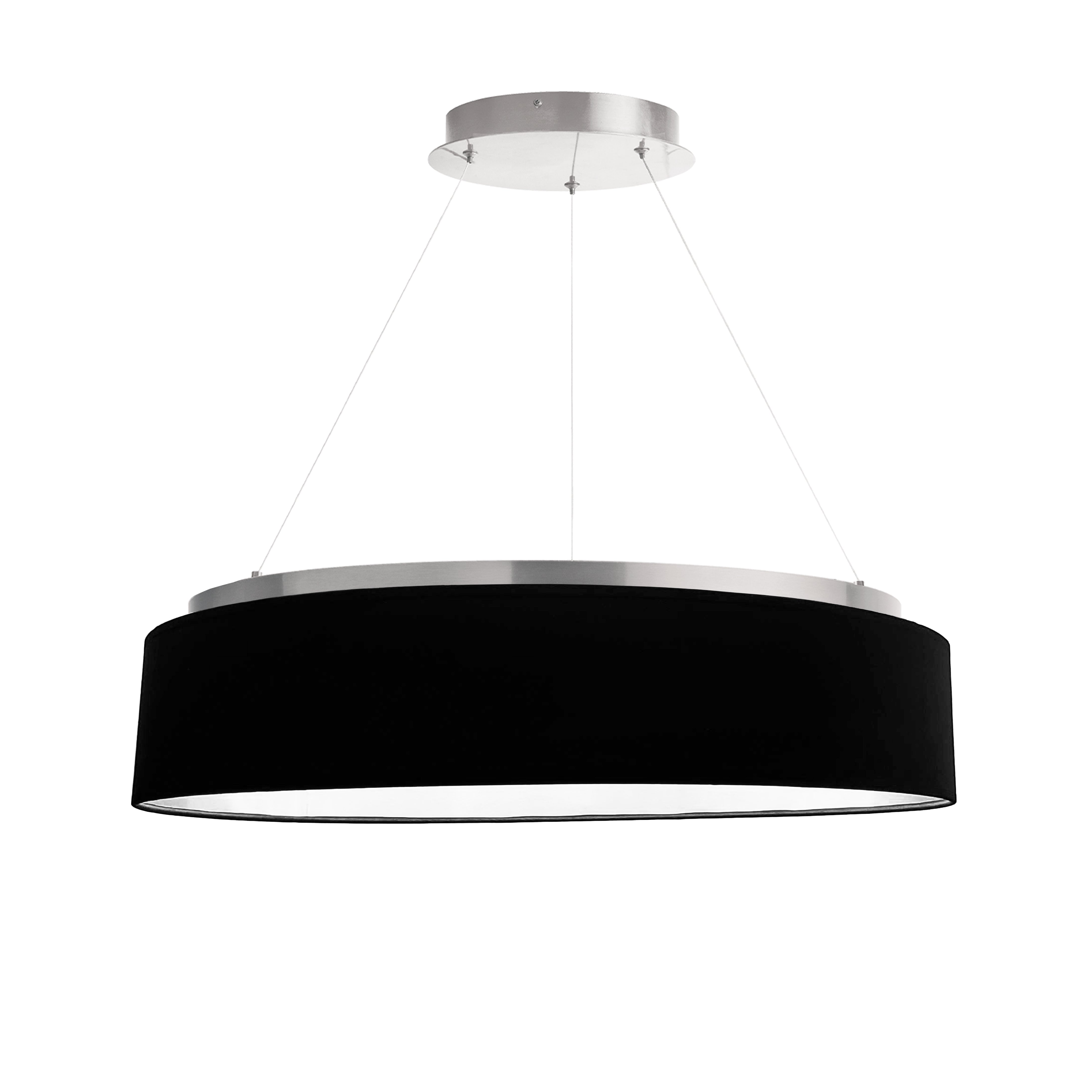 CIRCULO Chandelier Noir DEL INTÉGRÉ - CIR-2634C-SV-797 | DAINOLITE