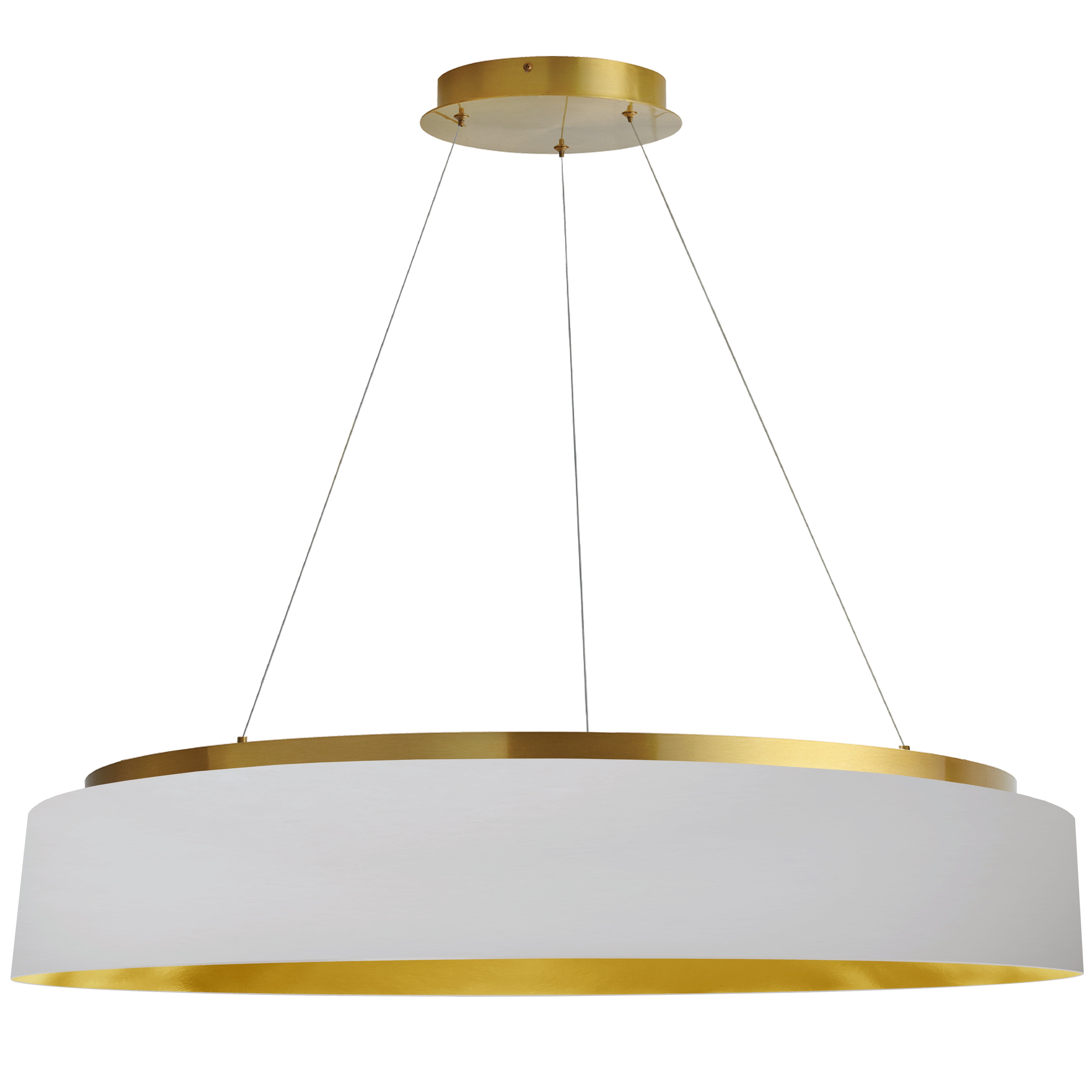 CIRCULO Chandelier Blanc DEL INTÉGRÉ - CIR-3463C-AGB-692 | DAINOLITE