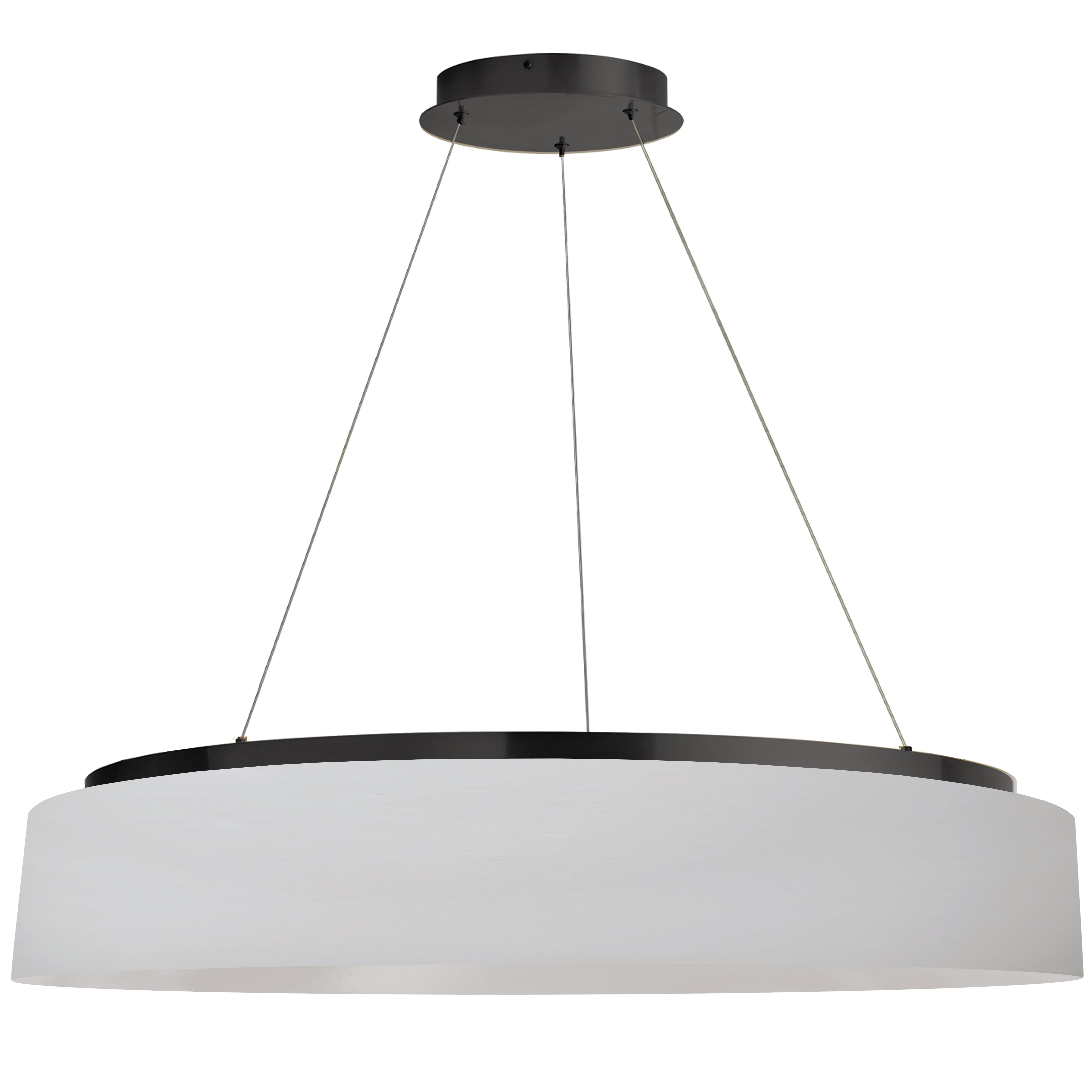 CIRCULO Chandelier Blanc DEL INTÉGRÉ - CIR-3463C-MB-790 | DAINOLITE