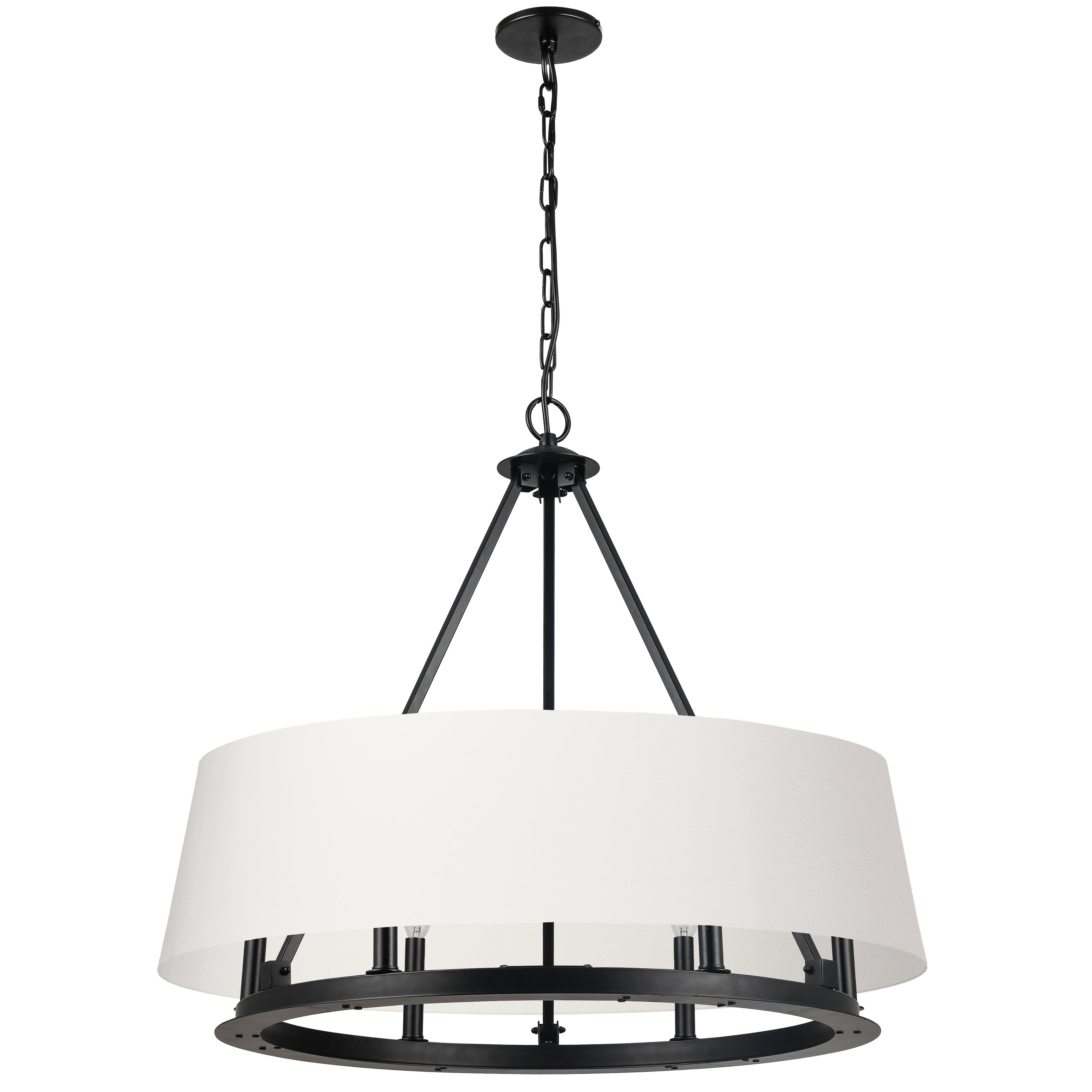 COLBY Chandelier Black - CLB-296C-MB-790 | DAINOLITE