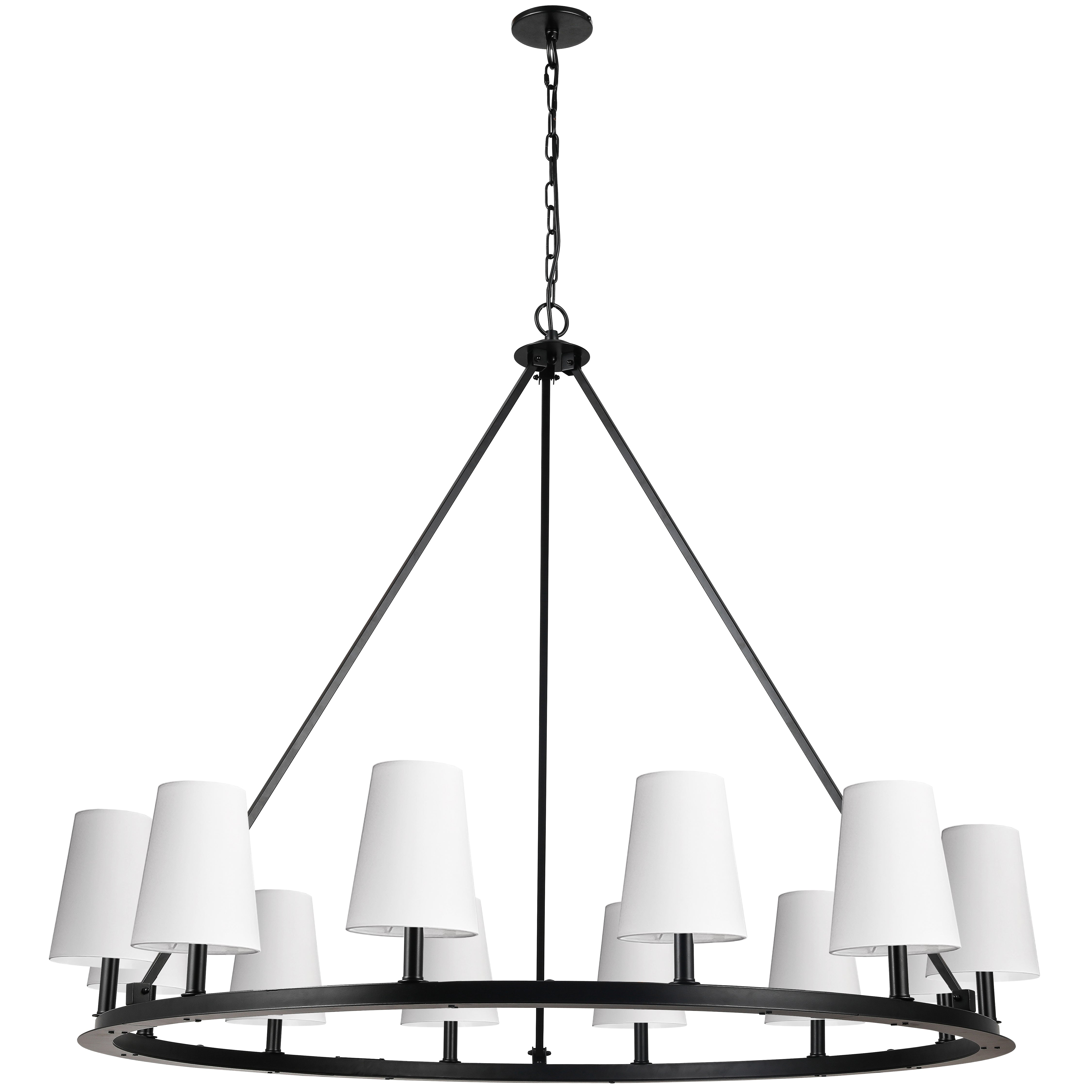 COLBY Chandelier Black - CLB-5212C-MB-790 | DAINOLITE