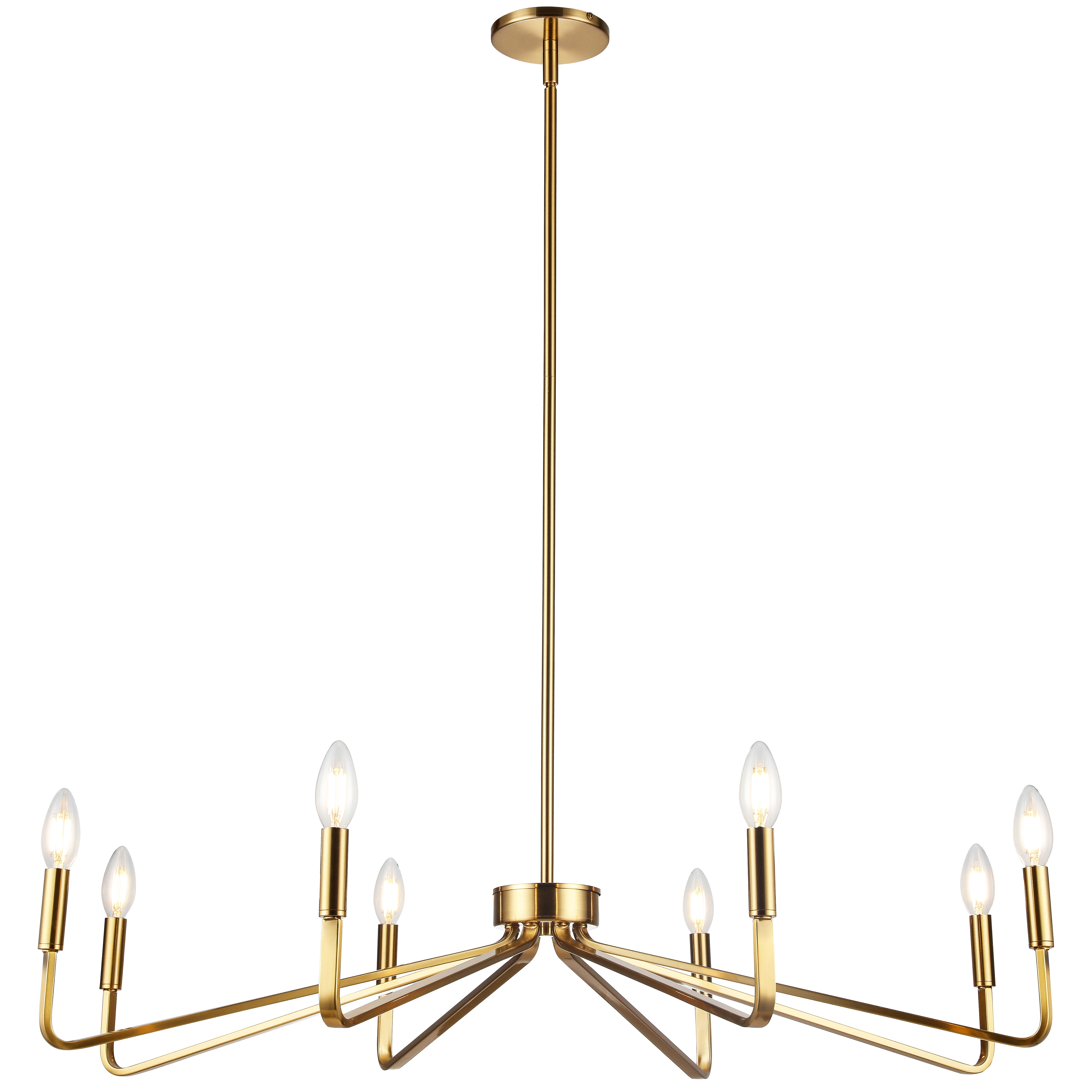 CLAYTON Chandelier Gold - CLN-388C-AGB | DAINOLITE