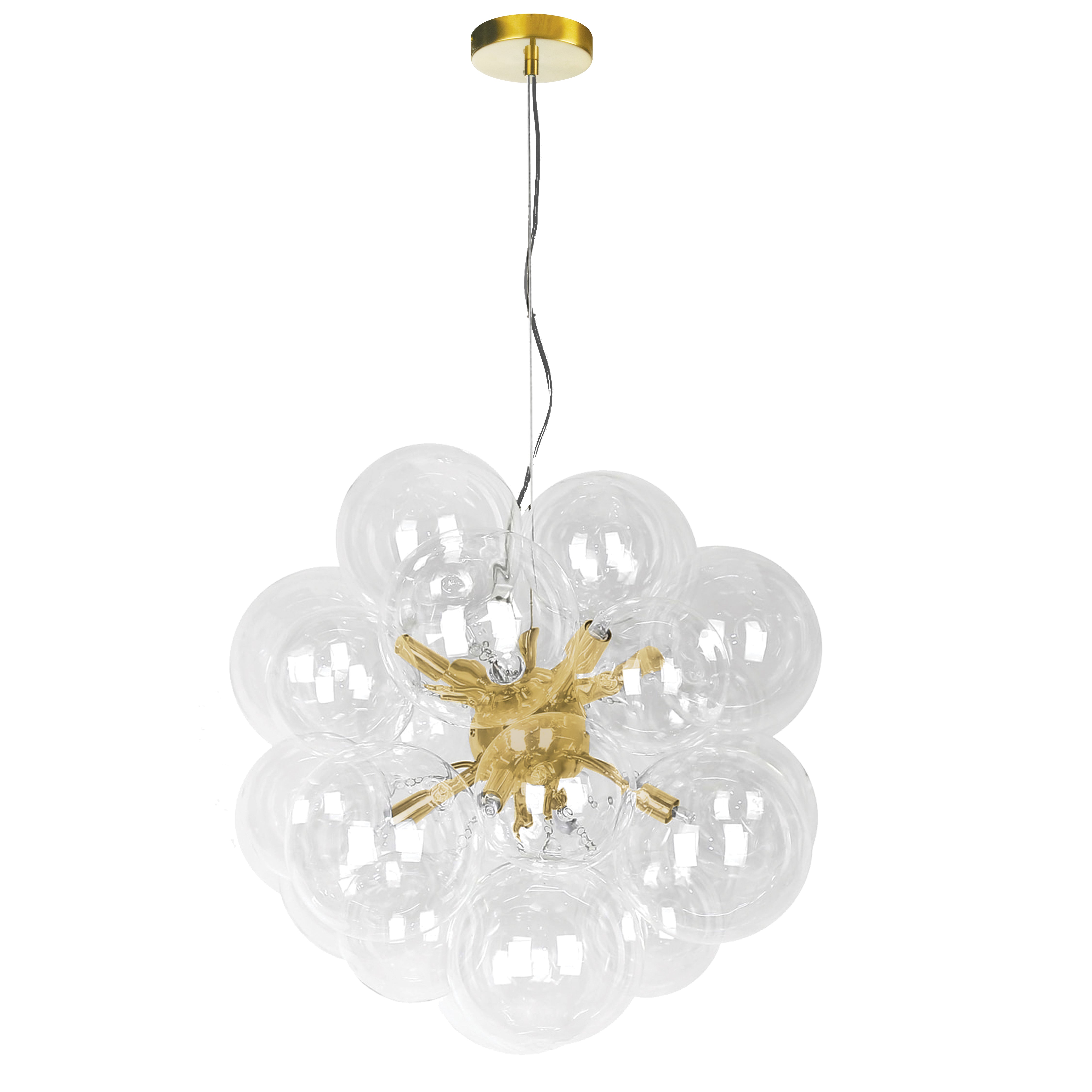 COMET Chandelier - CMT-206P-CLR-AGB | DAINOLITE