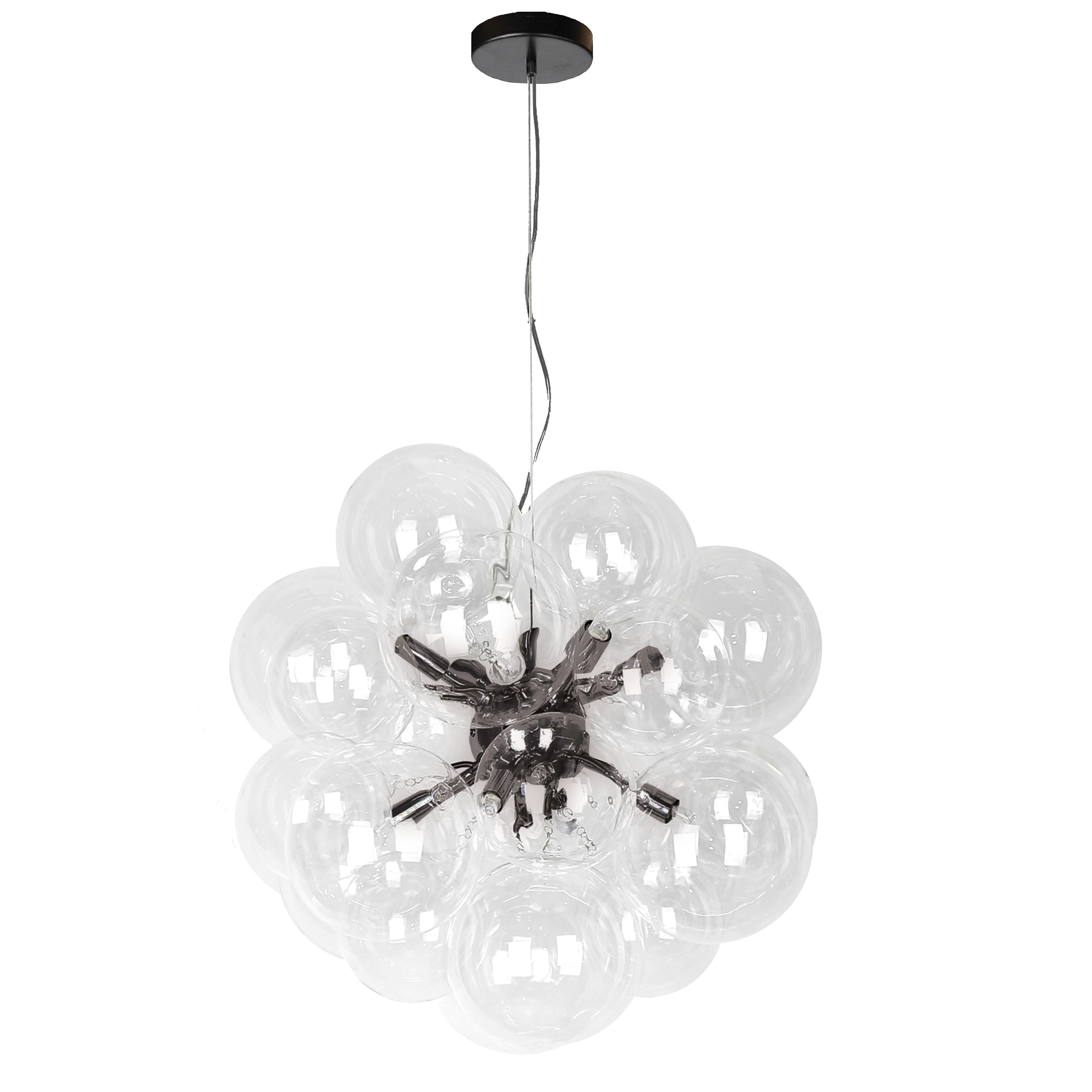 COMET Chandelier - CMT-206P-CLR-MB | DAINOLITE