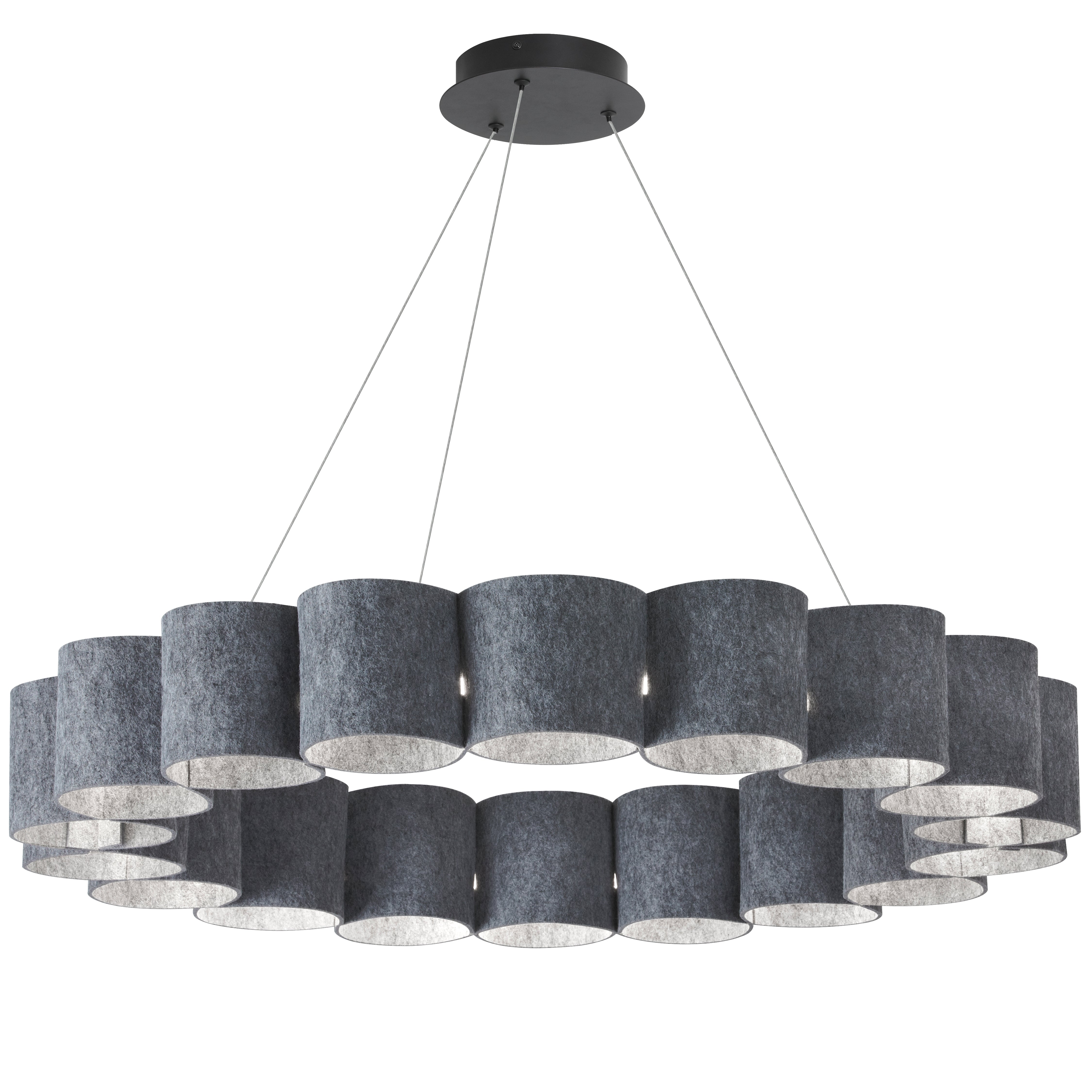 CHANTEL Chandelier Noir DEL INTÉGRÉ - CTL-3663C-MB-500 | DAINOLITE