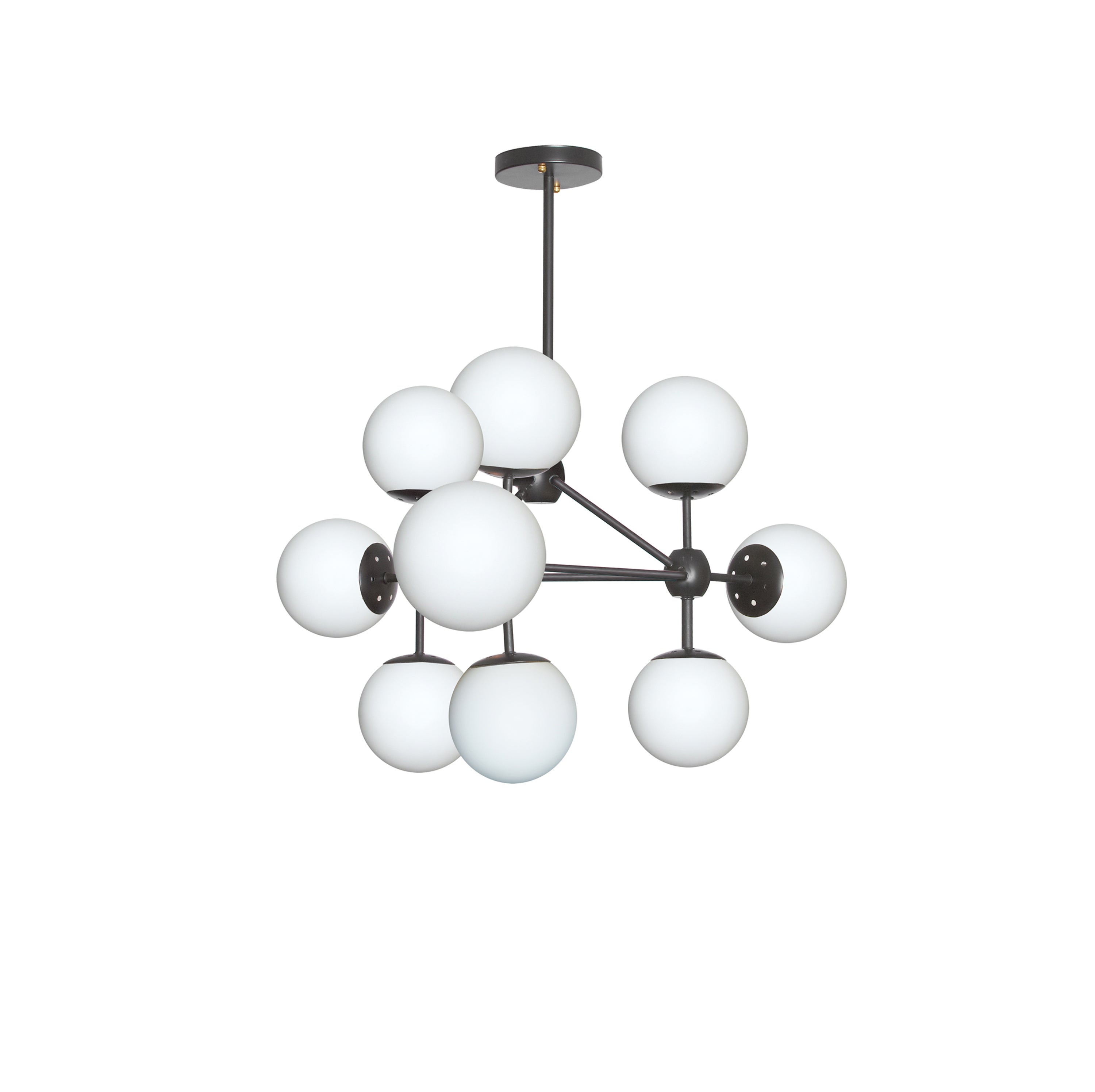 DOMI Chandelier Noir - DMI-269C-WHBK | DAINOLITE