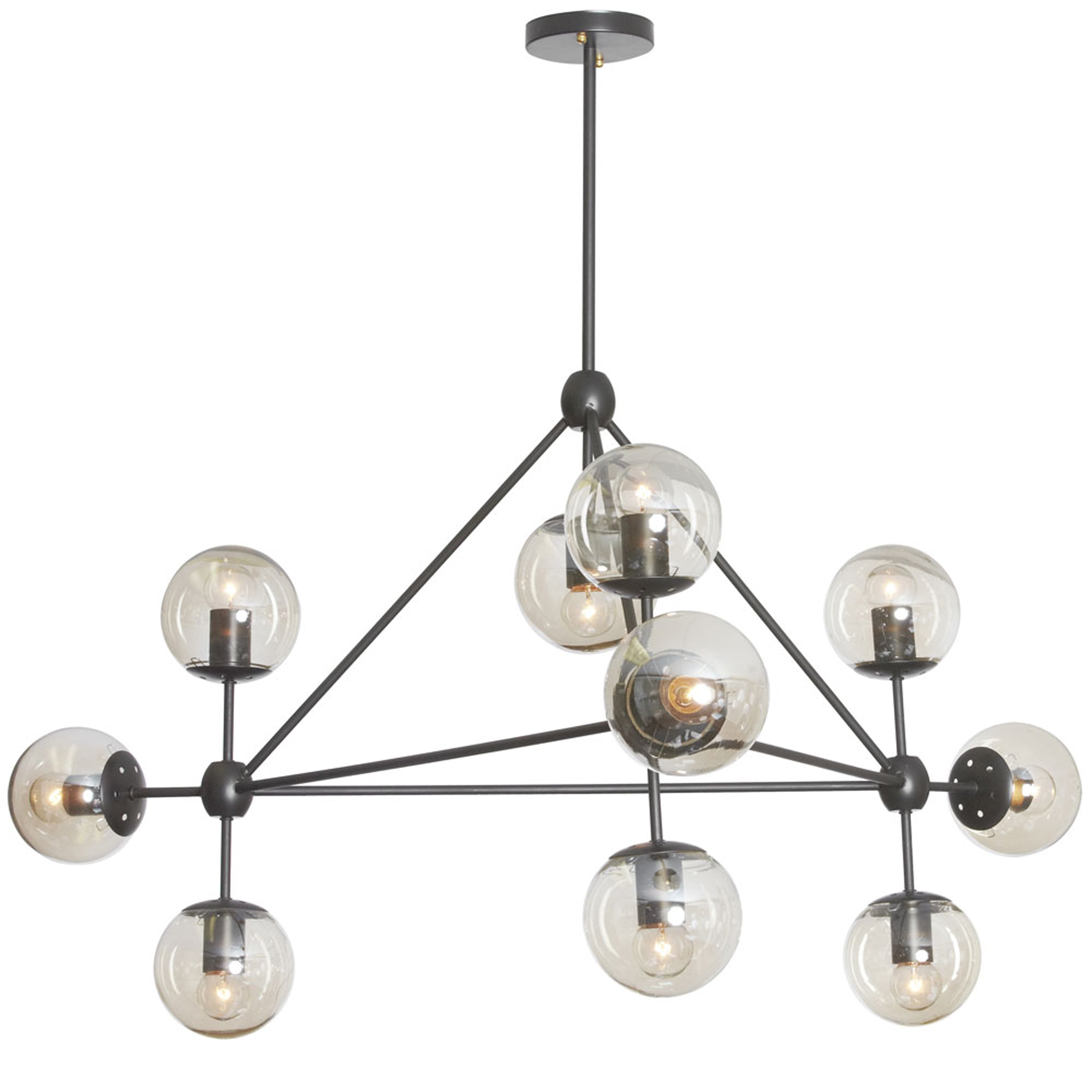 DOMI Chandelier Noir - DMI-4410C-BK | DAINOLITE